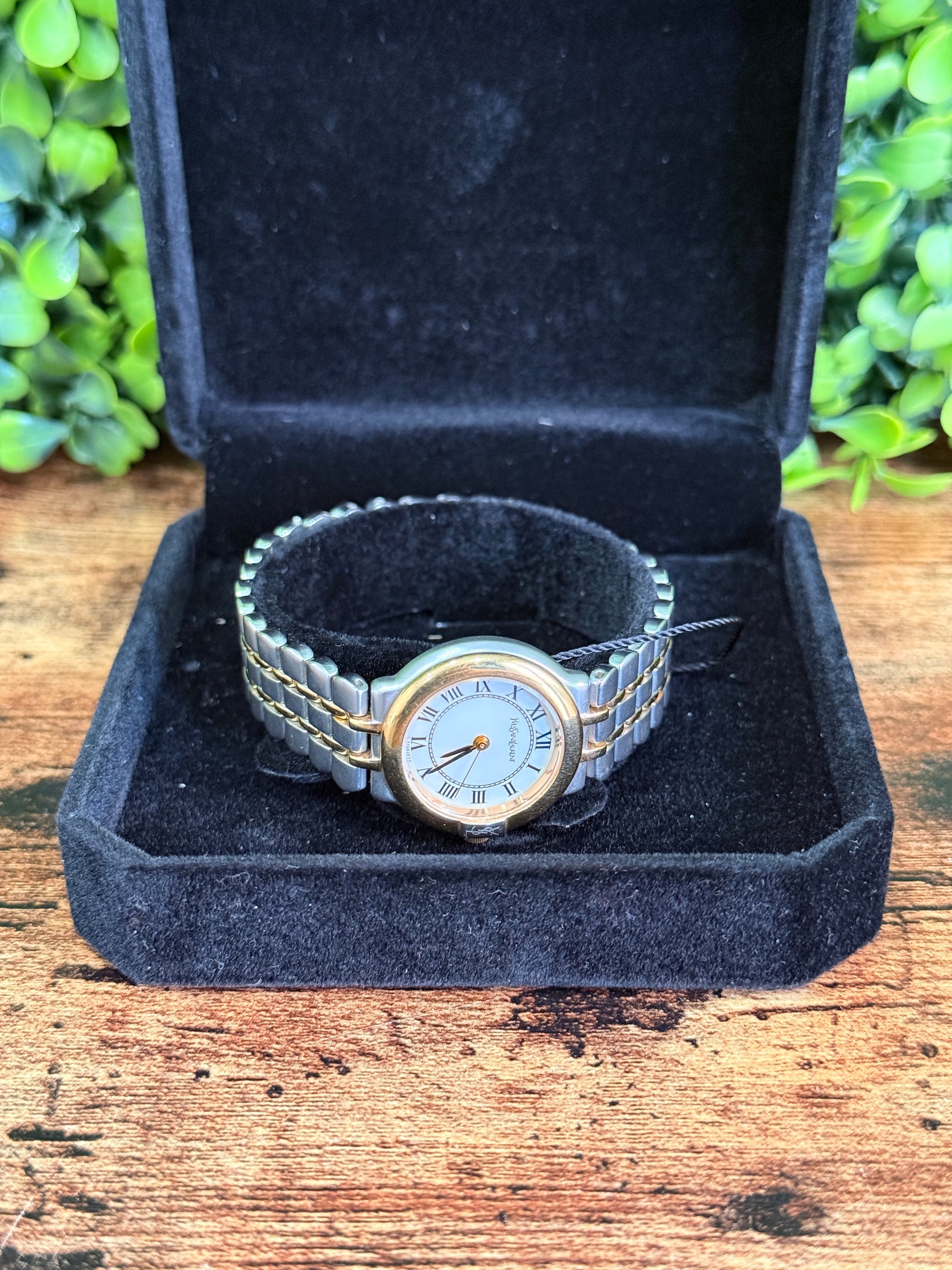 YSL Stainless Gold Watch Model 4630-E63735