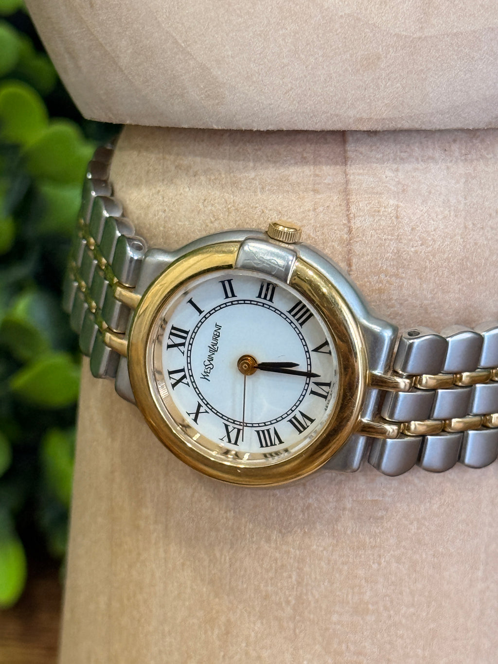 YSL Stainless Gold Watch Model 4630-E63735