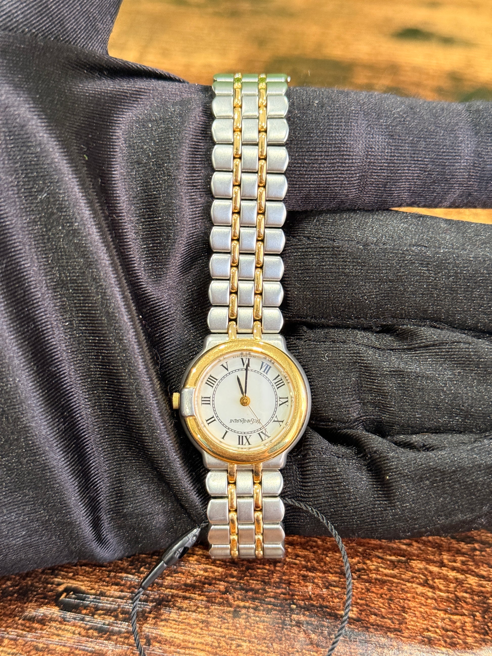 YSL Stainless Gold Watch Model 4630-E63735