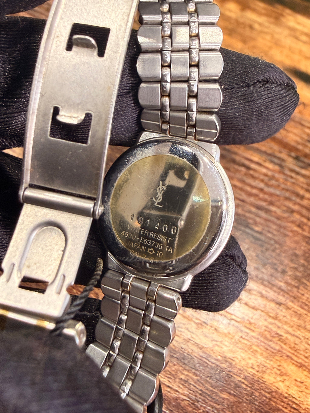 YSL Stainless Gold Watch Model 4630-E63735