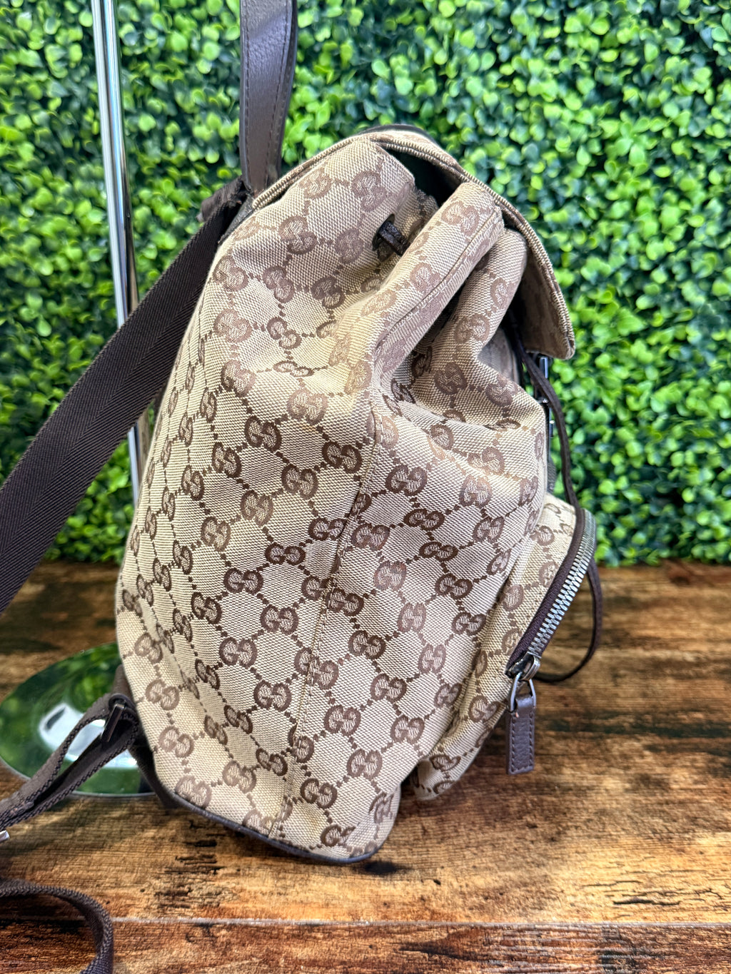 Gucci GG Canvas Jackie Backpack