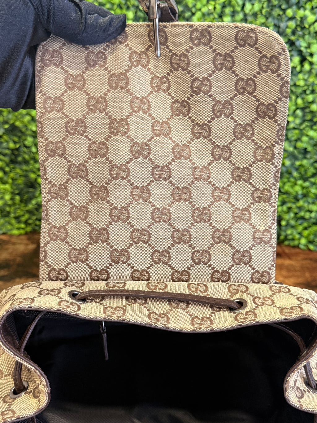 Gucci GG Canvas Jackie Backpack