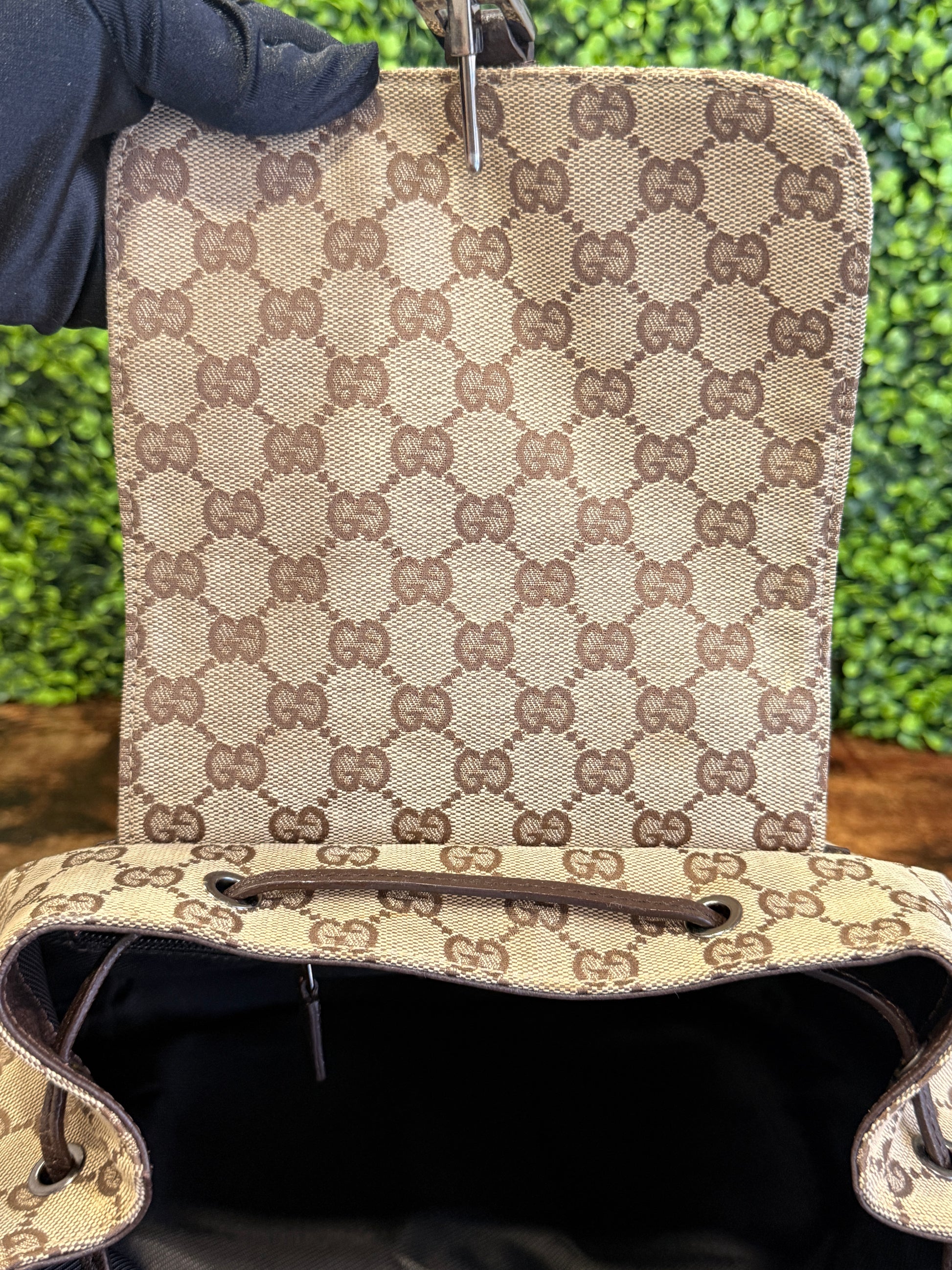 Gucci GG Canvas Jackie Backpack