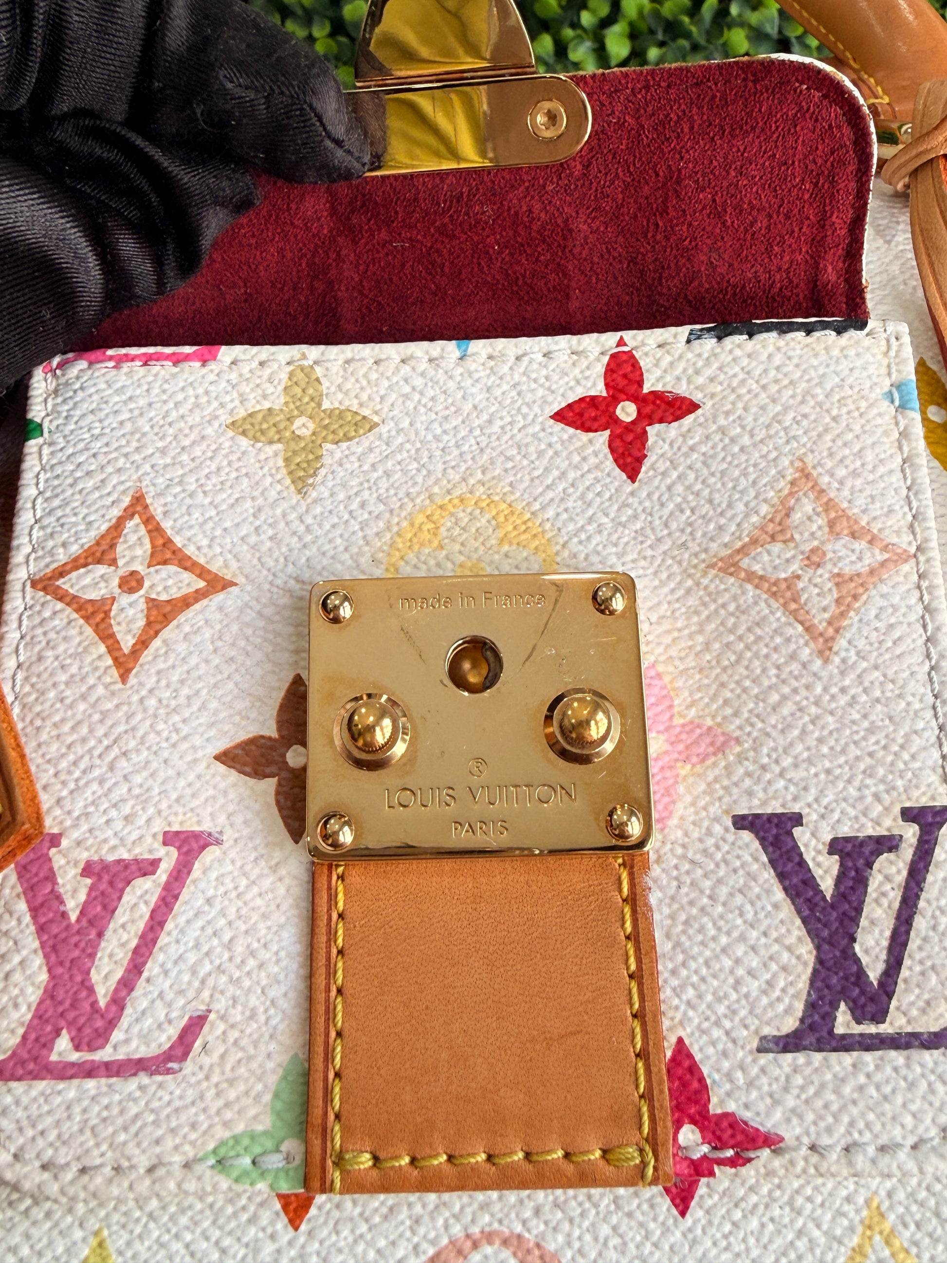 Louis Vuitton White Monogram Multicolor Keepall 45