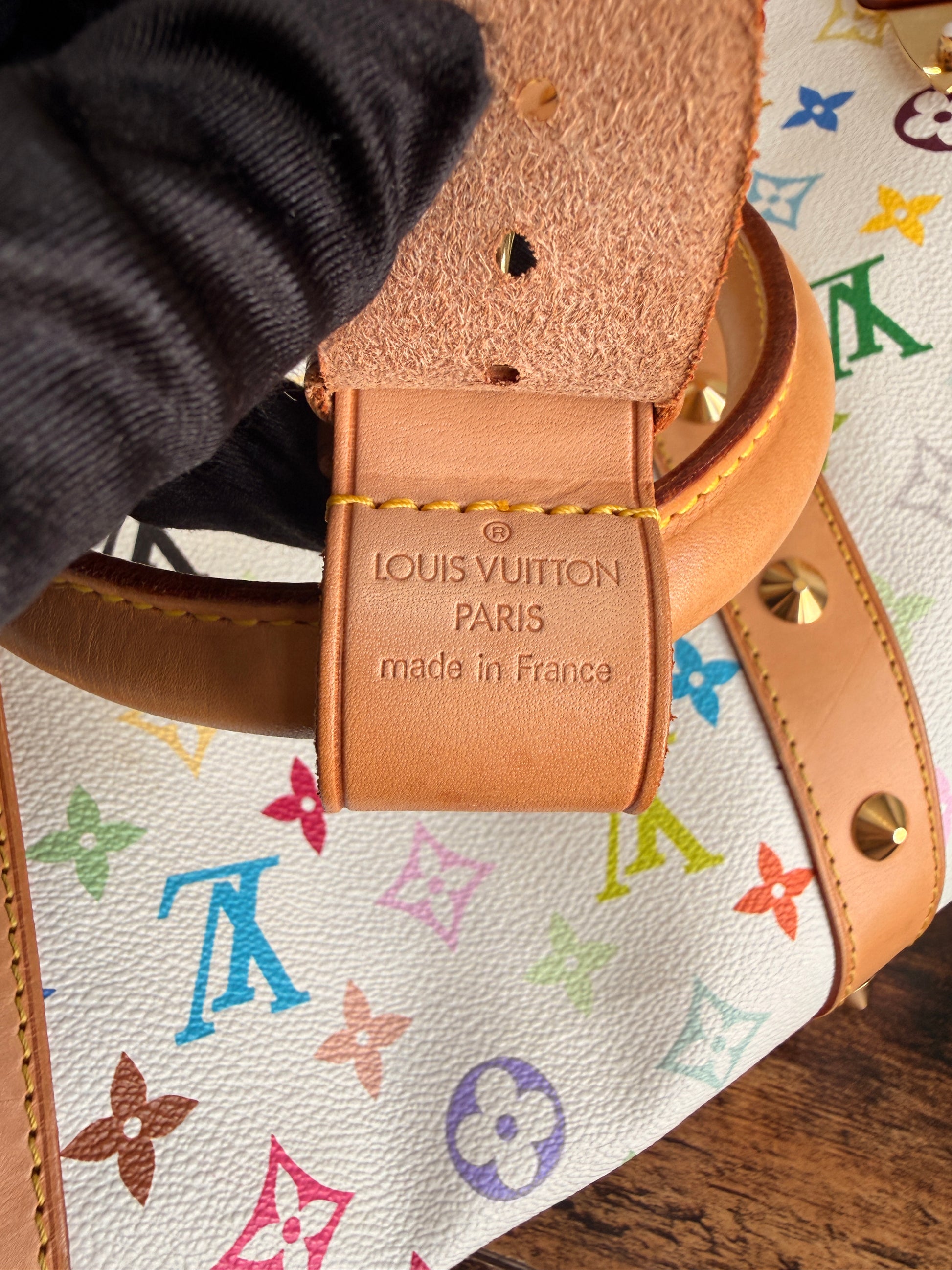Louis Vuitton White Monogram Multicolor Keepall 45