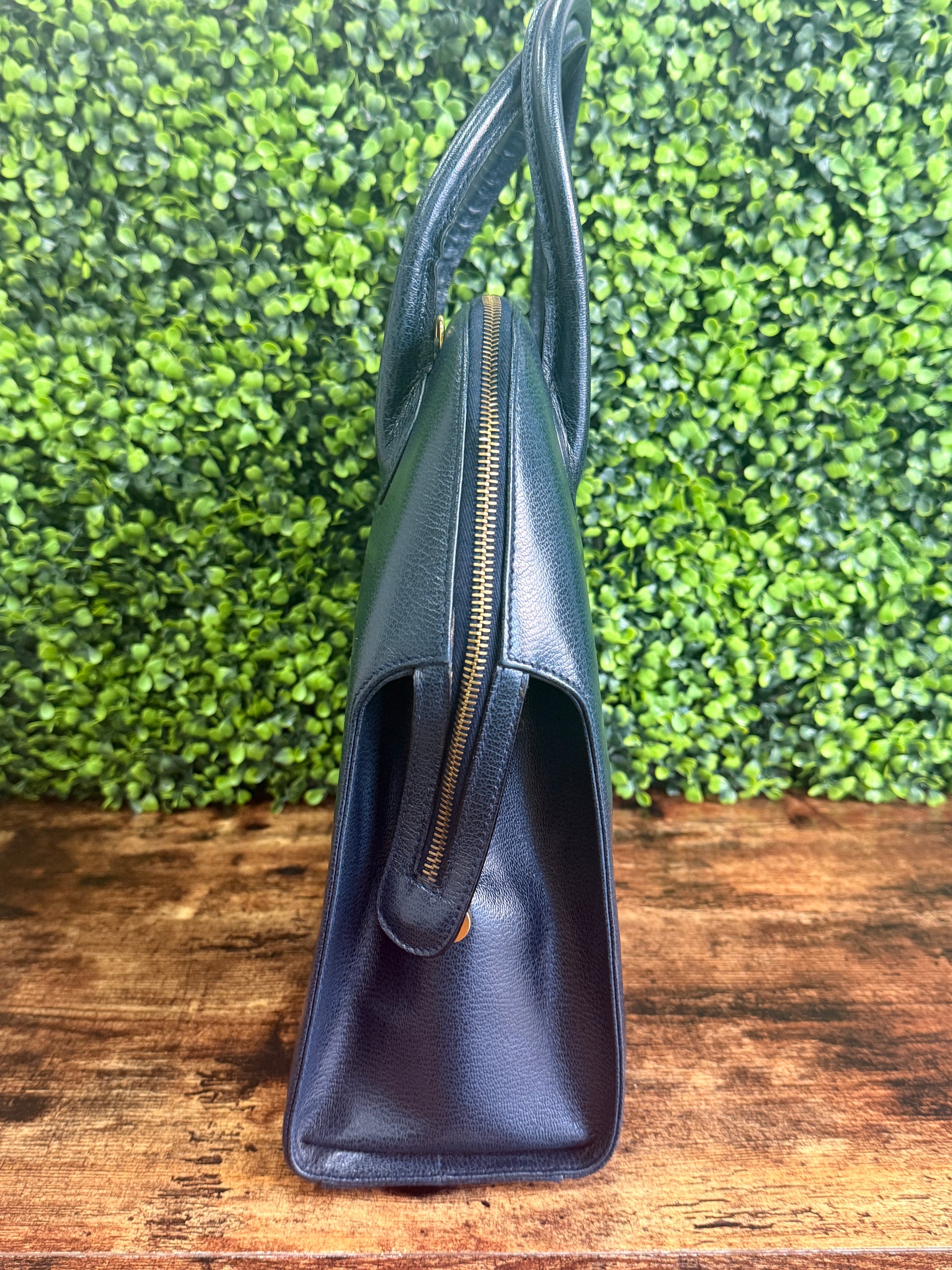 Salvatore Ferragamo Black Leather 2-way Bag