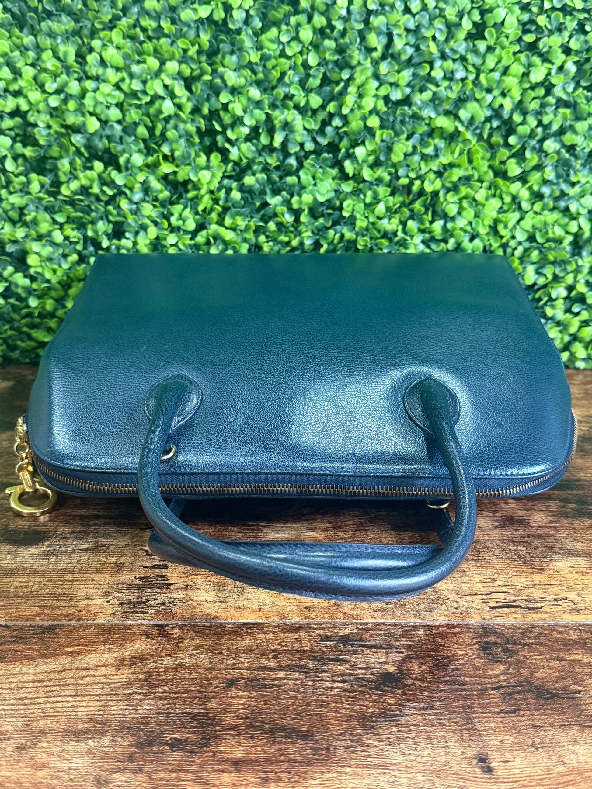 Salvatore Ferragamo Black Leather 2-way Bag