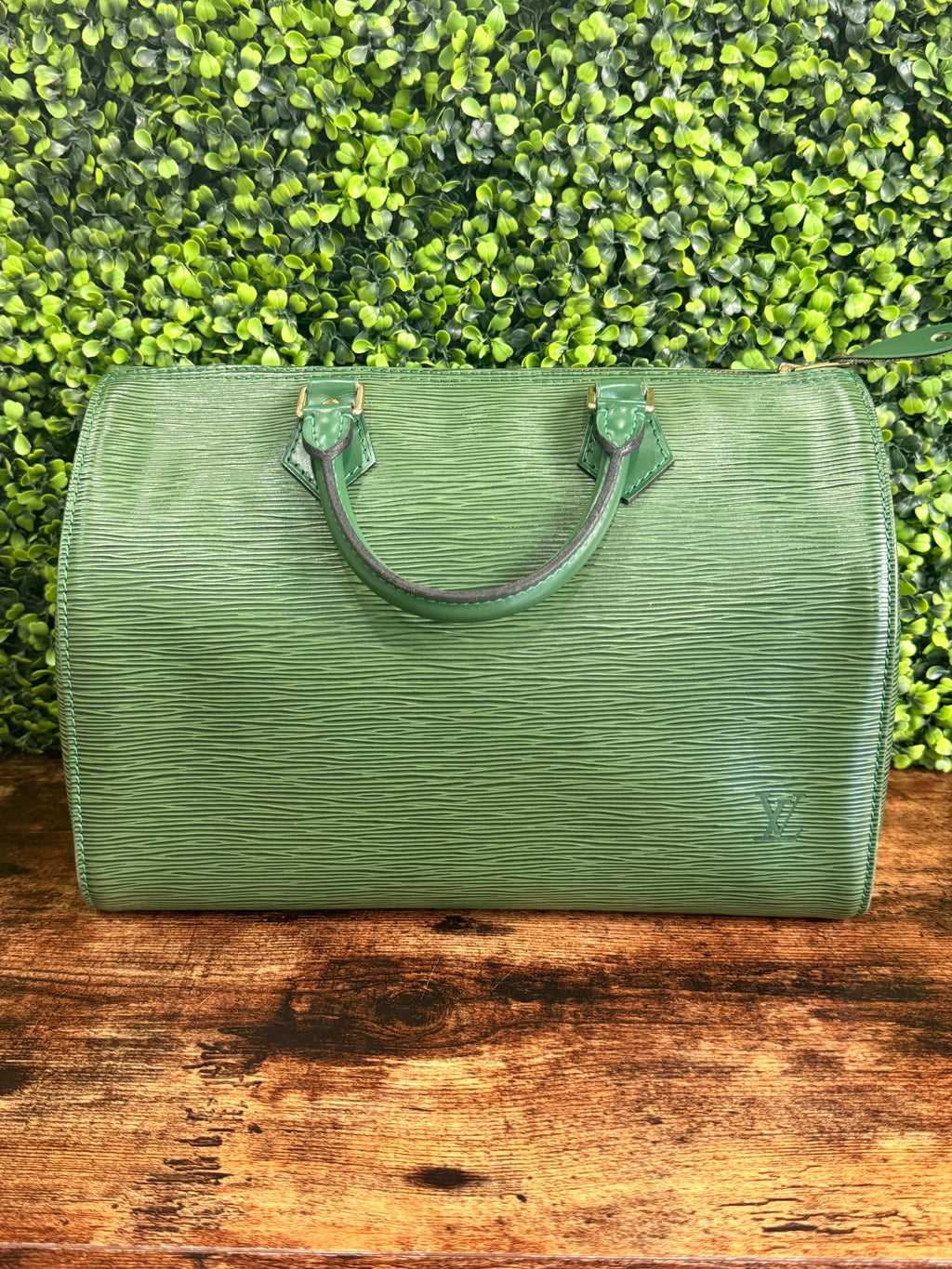 Louis Vuitton Green Epi Leather Speedy 30