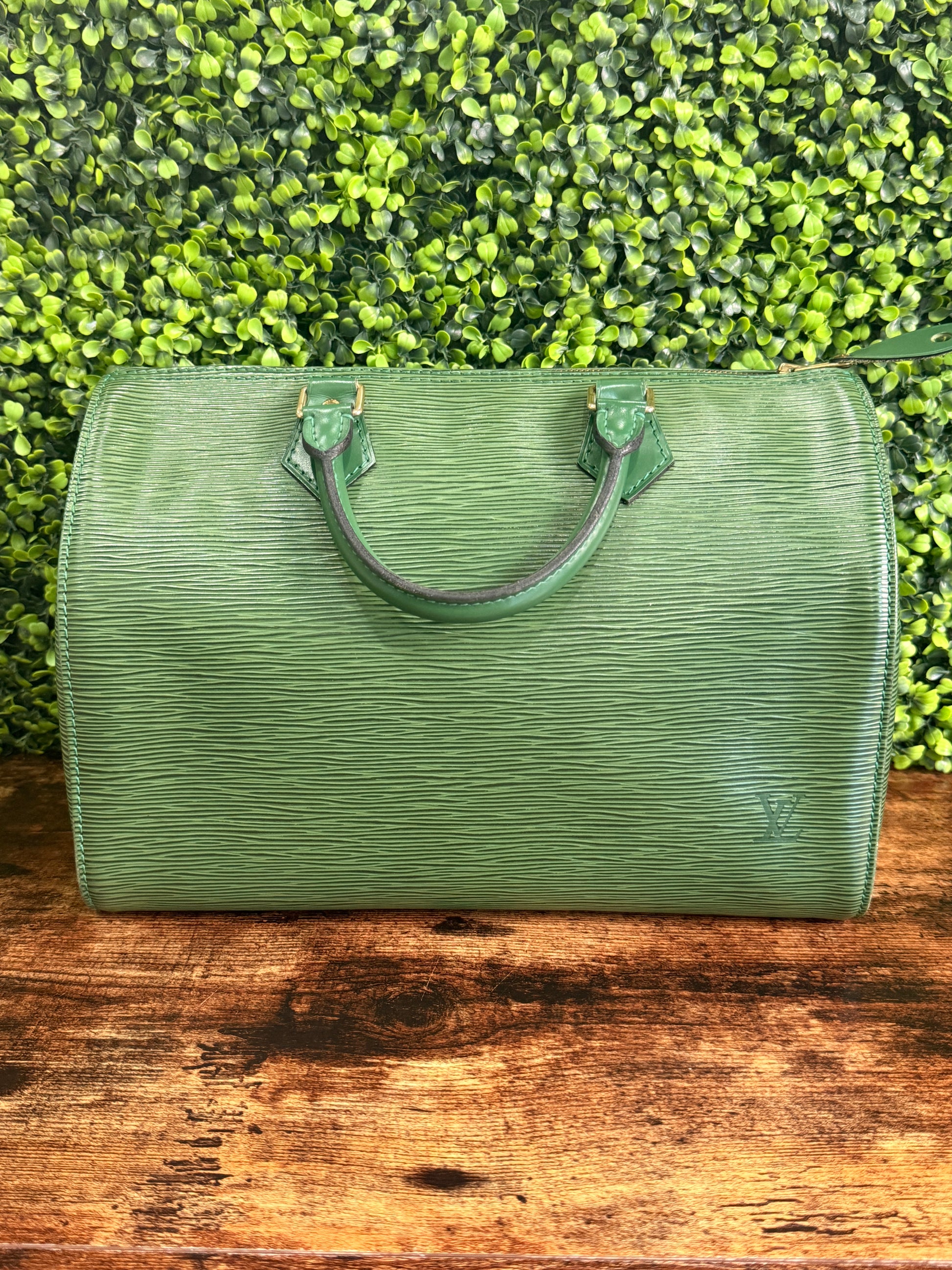 Louis Vuitton Green Epi Leather Speedy 30