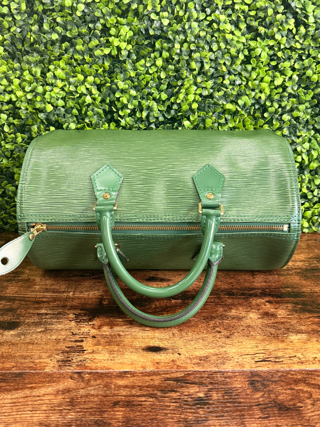 Louis Vuitton Green Epi Leather Speedy 30