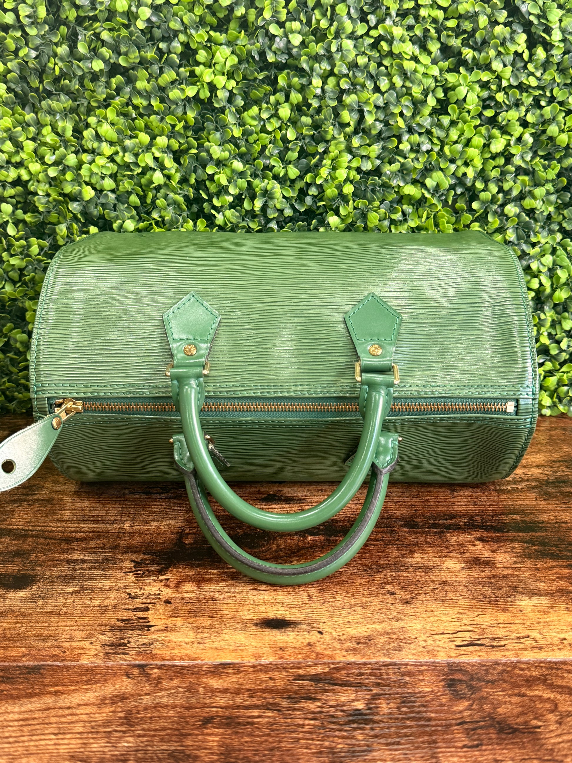Louis Vuitton Green Epi Leather Speedy 30