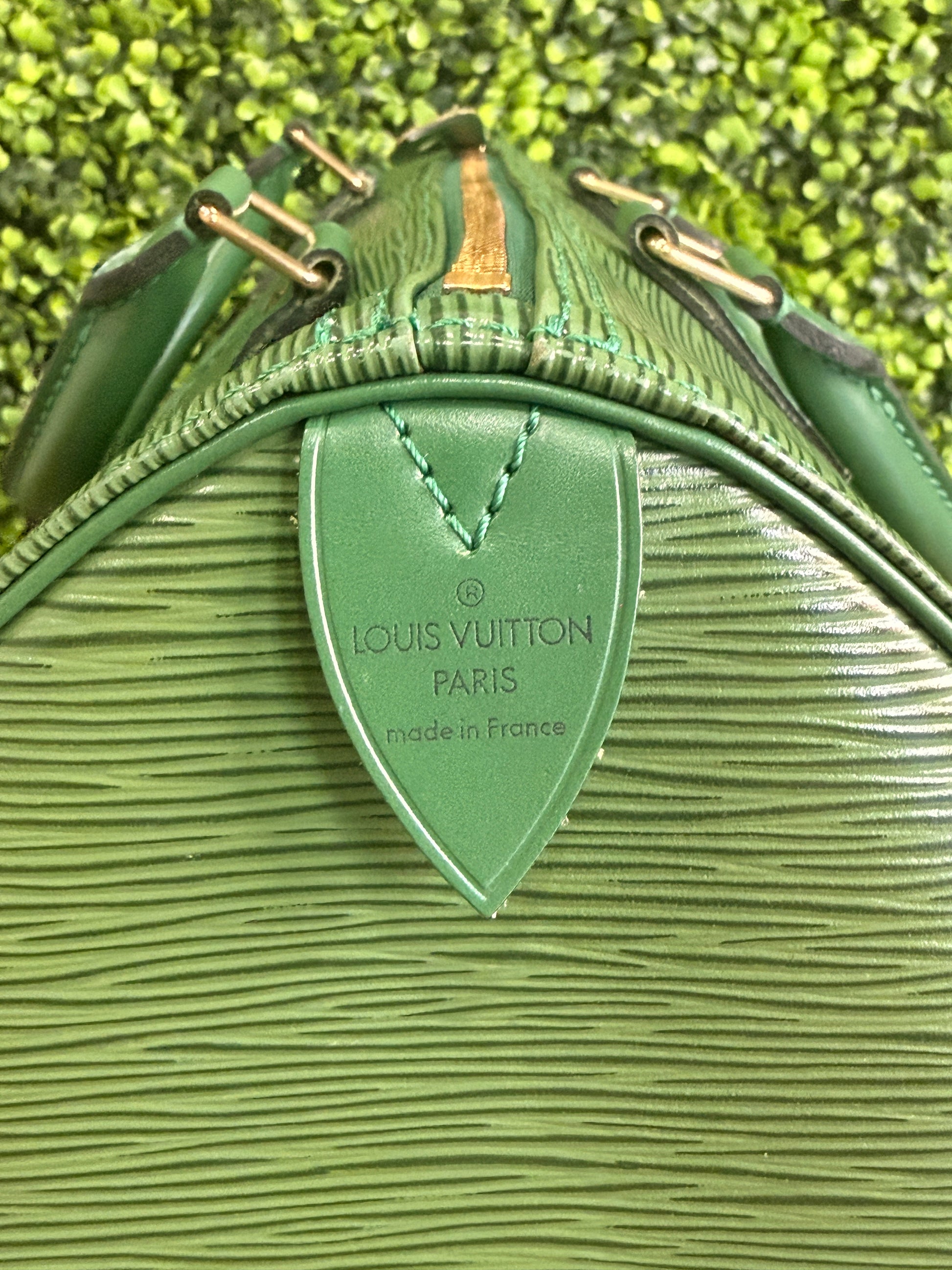 Louis Vuitton Green Epi Leather Speedy 30