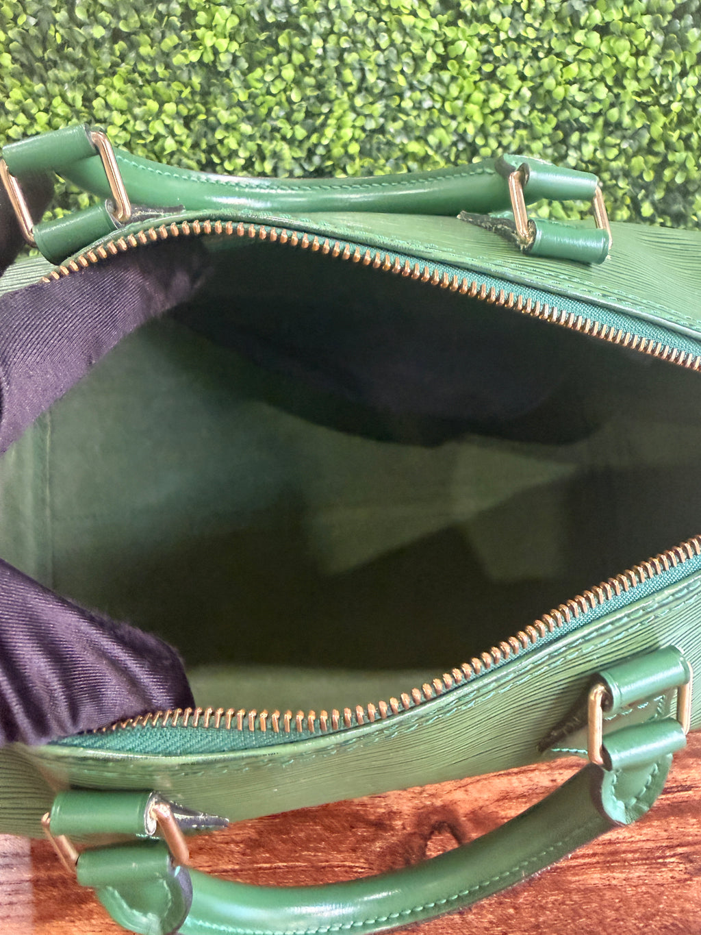 Louis Vuitton Green Epi Leather Speedy 30
