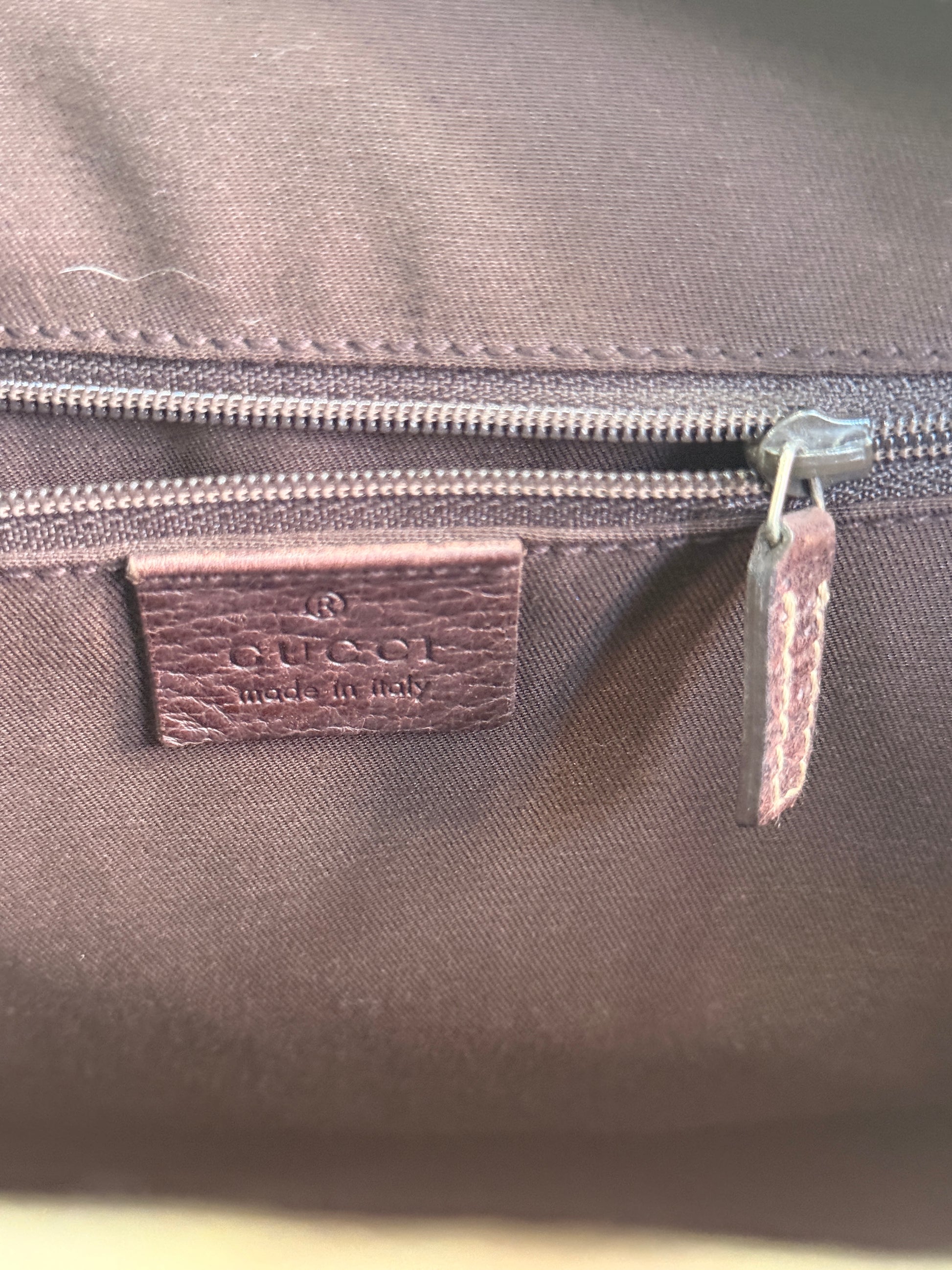 Gucci GG Canvas Dome Sherry Line Handbag