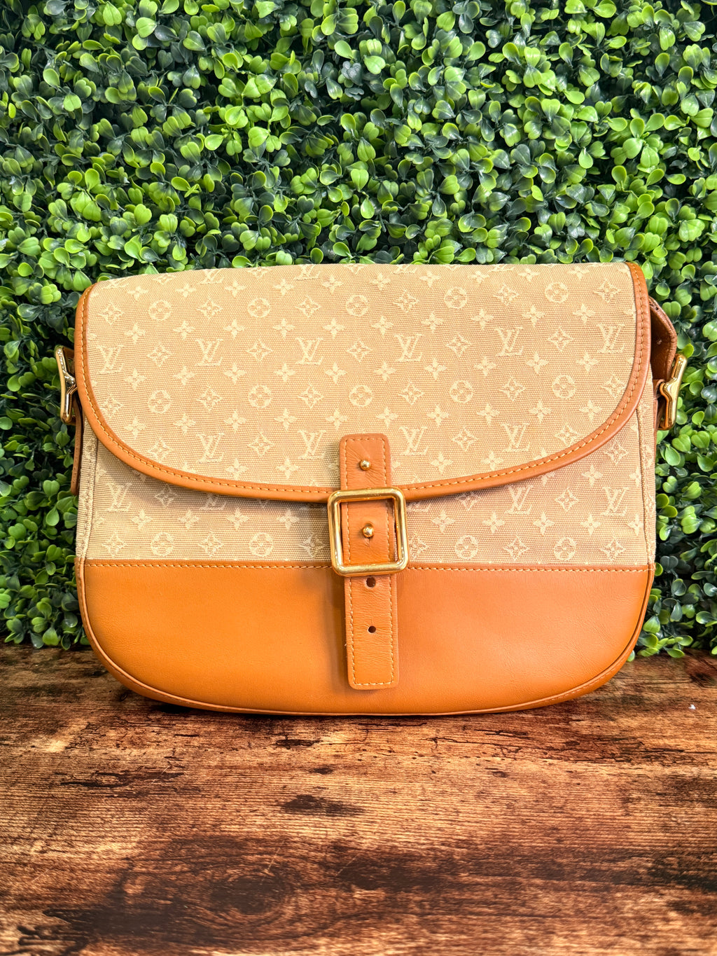 Louis Vuitton Mini Lin Marjorie Beige/Tan Shoulder Bag