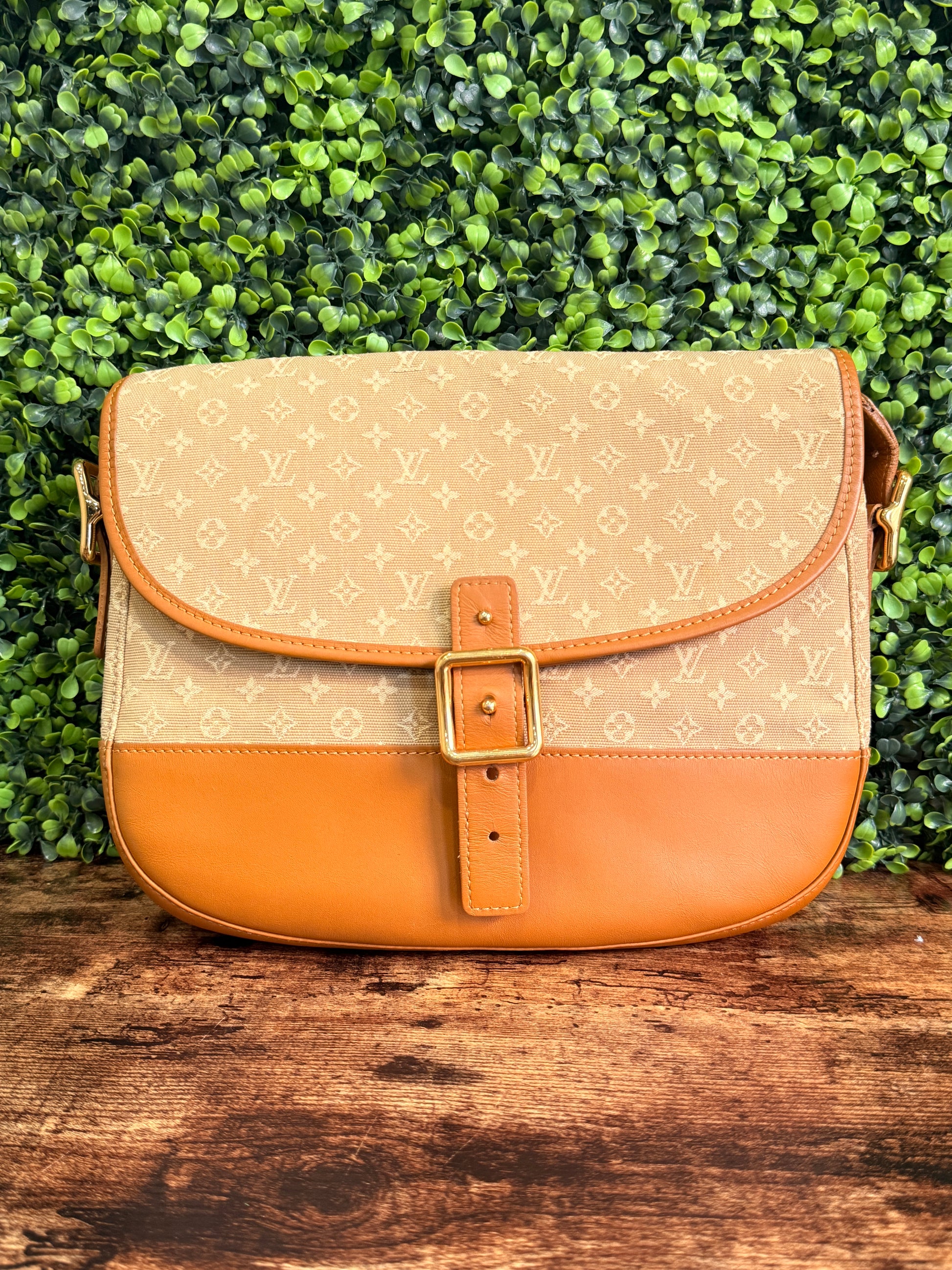 Louis Vuitton Mini Lin Marjorie Beige/Tan Shoulder Bag