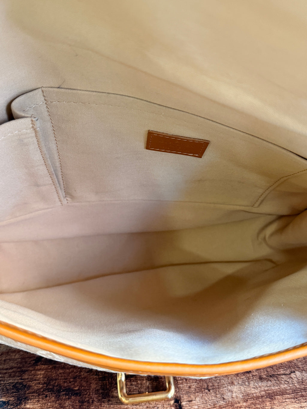 Louis Vuitton Mini Lin Marjorie Beige/Tan Shoulder Bag