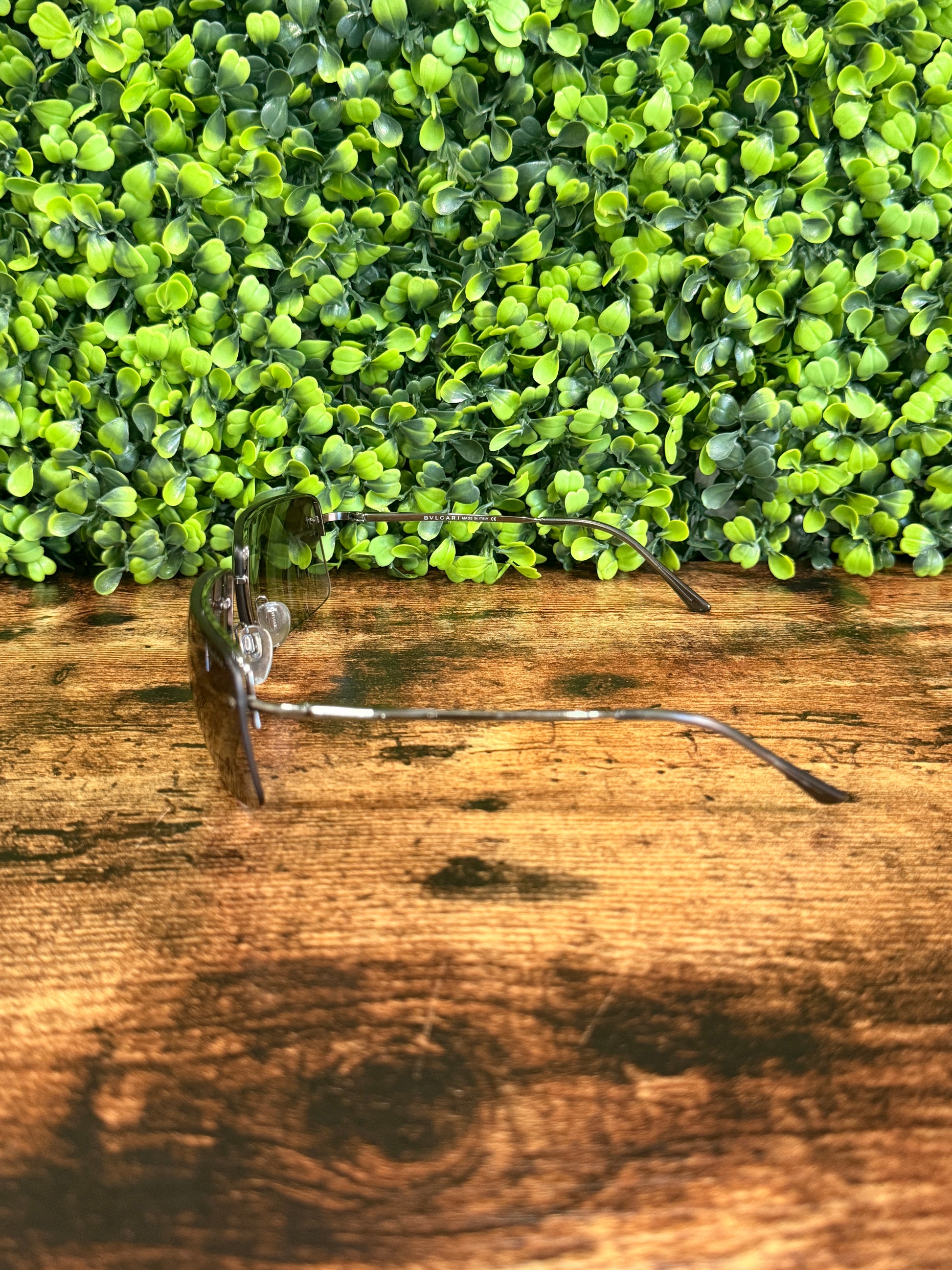 Bvlgari Black Rectangle Sunglasses 66*15