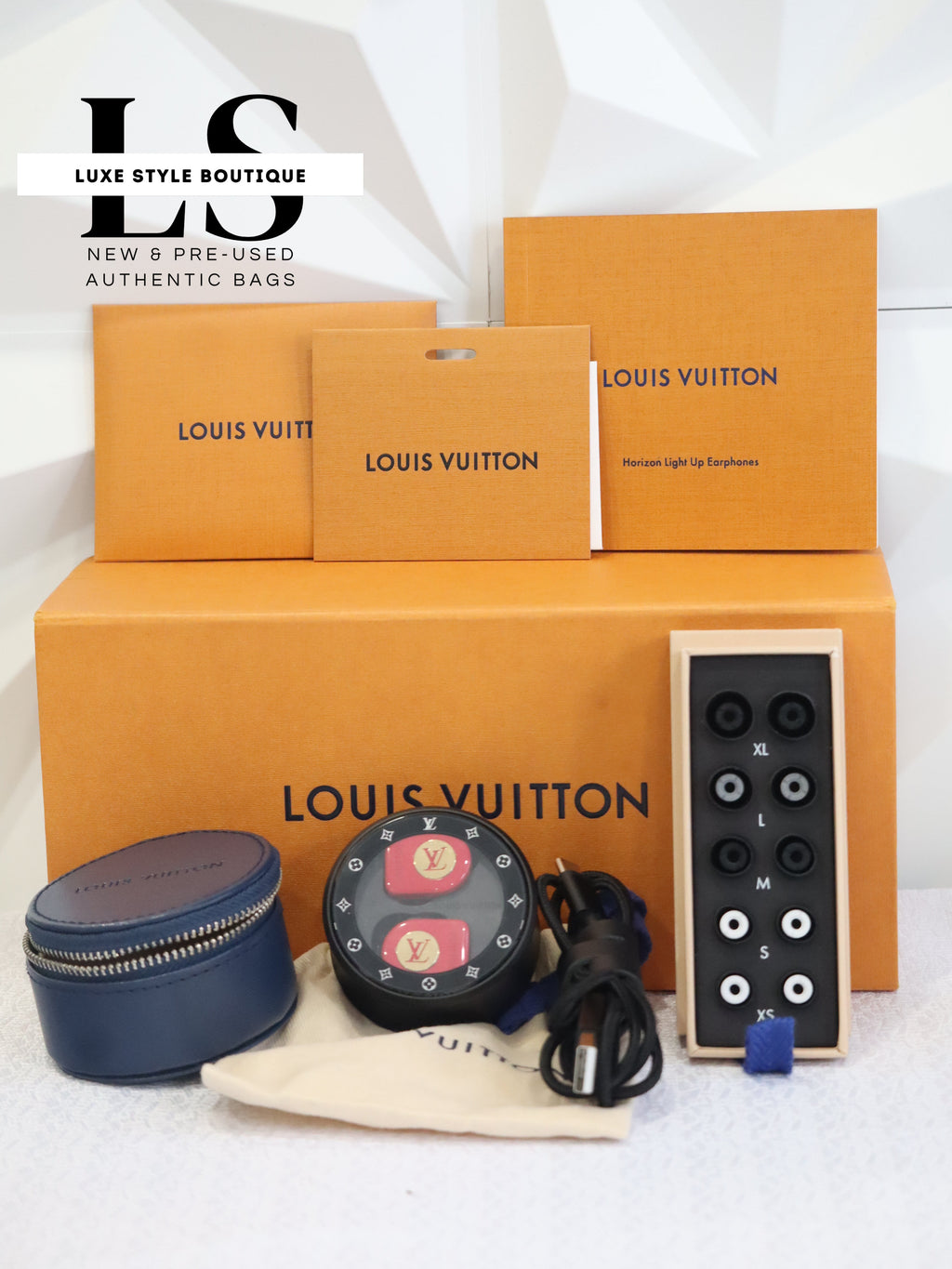 Louis Vuitton Red Horizon Wireless Earphones