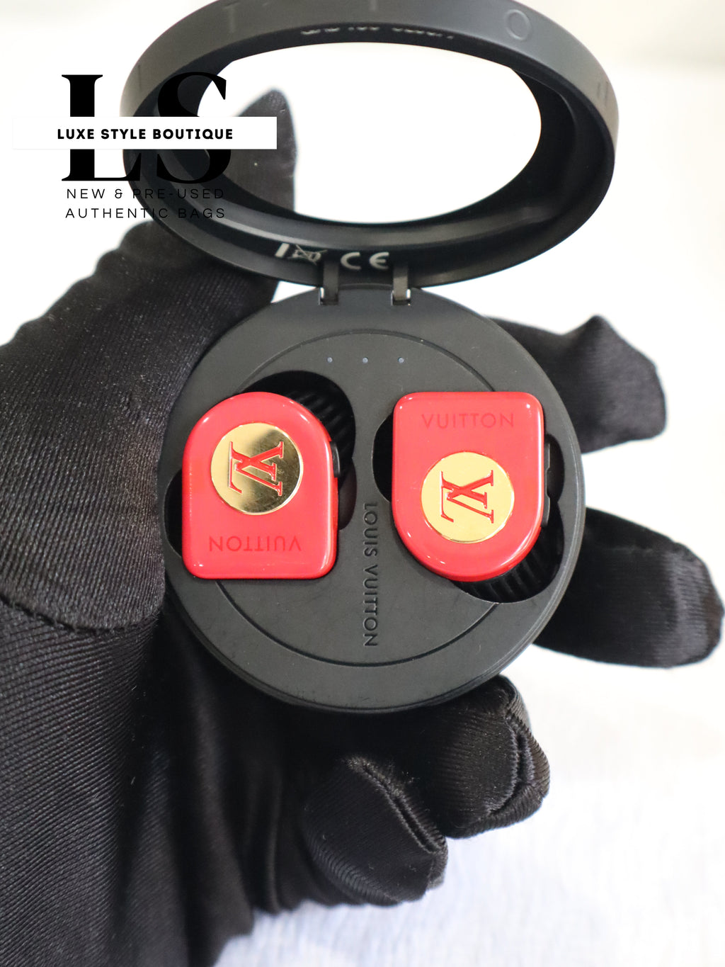 Louis Vuitton Red Horizon Wireless Earphones