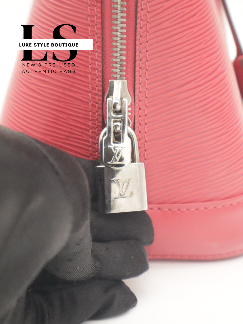 Louis Vuitton Alma PM Epi Leather Soft Pink