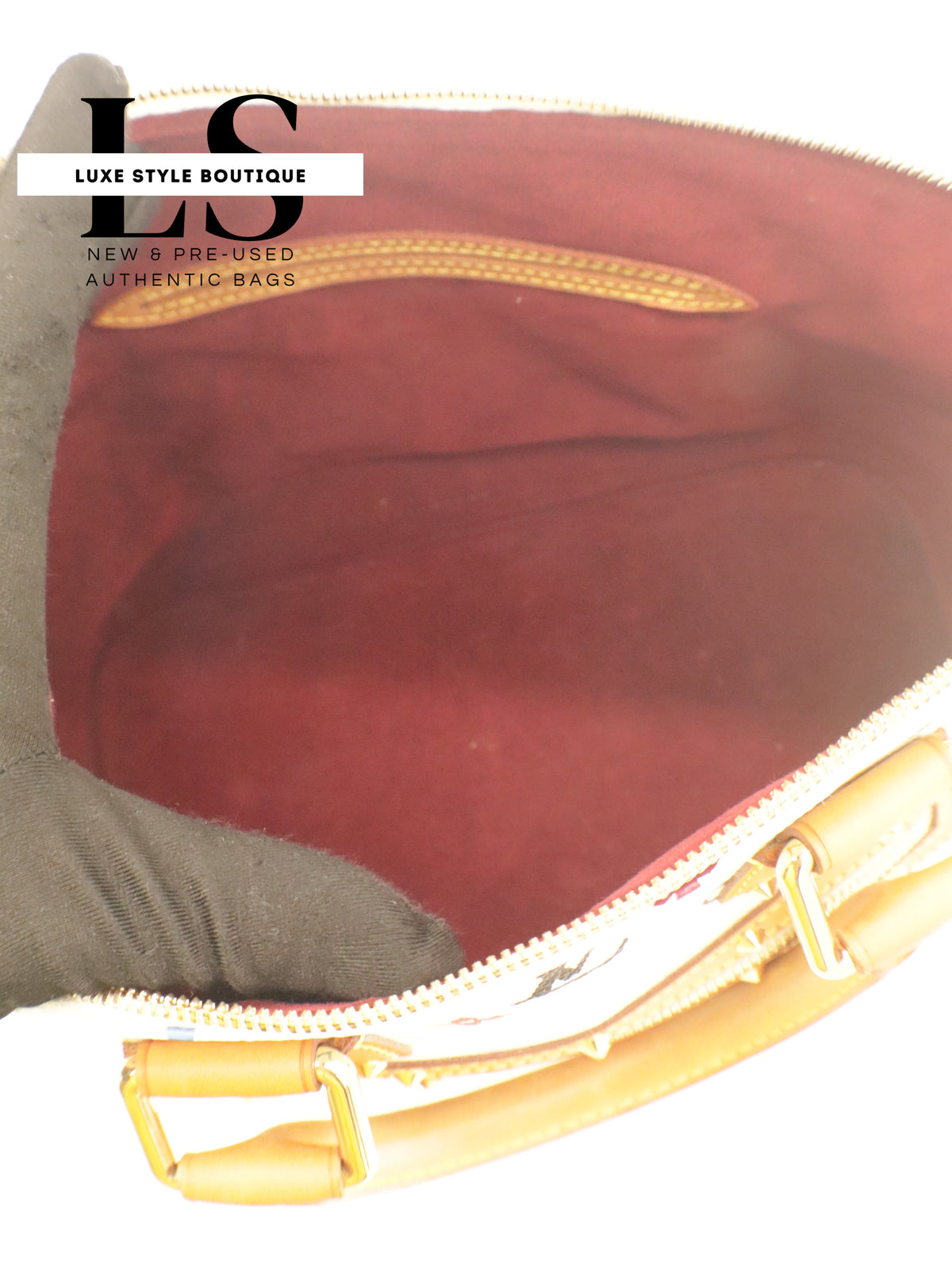 Louis Vuitton x Takashi Murakami Alma PM Multicolor White