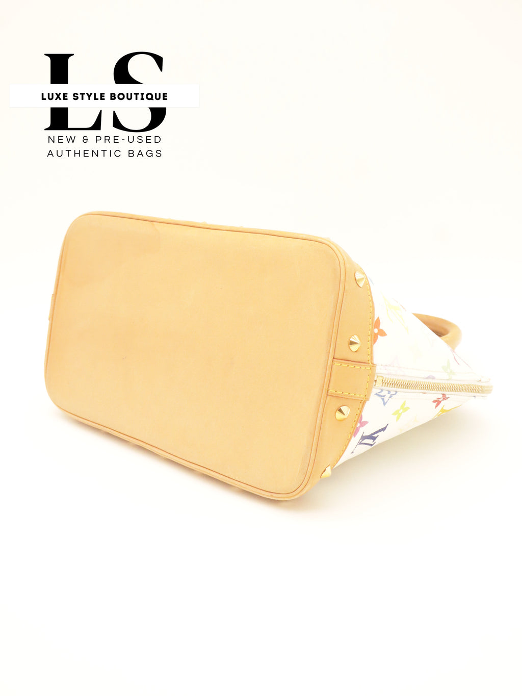 Louis Vuitton x Takashi Murakami Alma PM Multicolor White