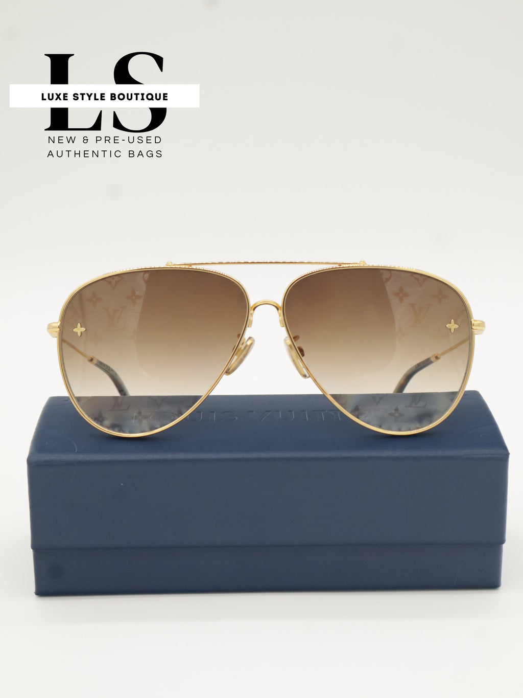 Louis Vuitton Aviator Sunglasses Z1620U 63*12