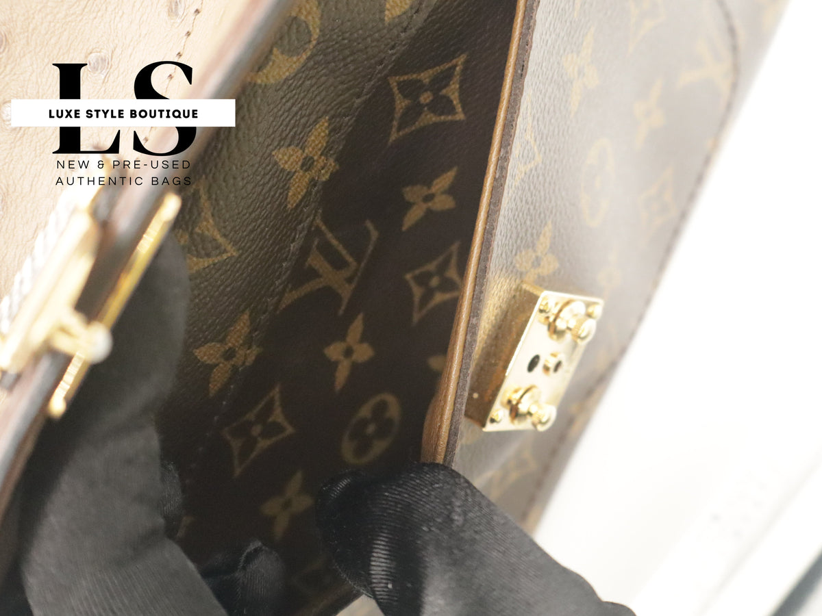 Louis Vuitton Ostrich & Python Majestuex MM