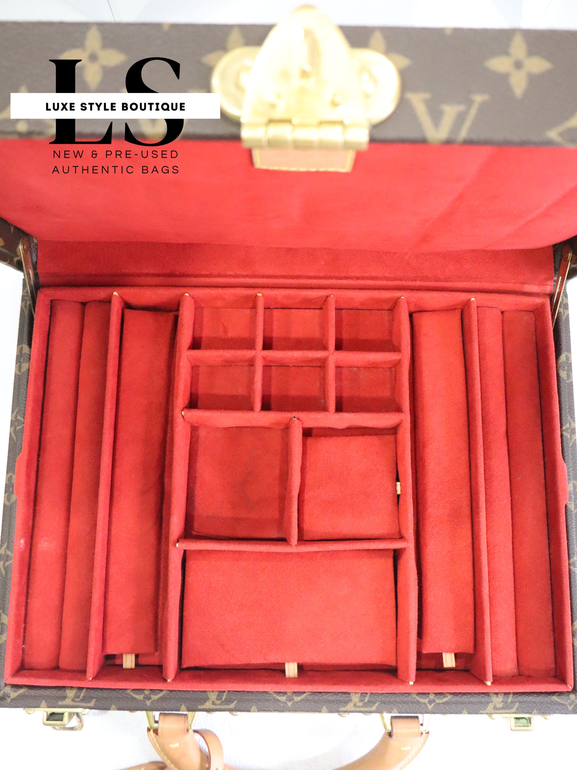 Louis Vuitton Jewelry Vanity Trunk Monogram