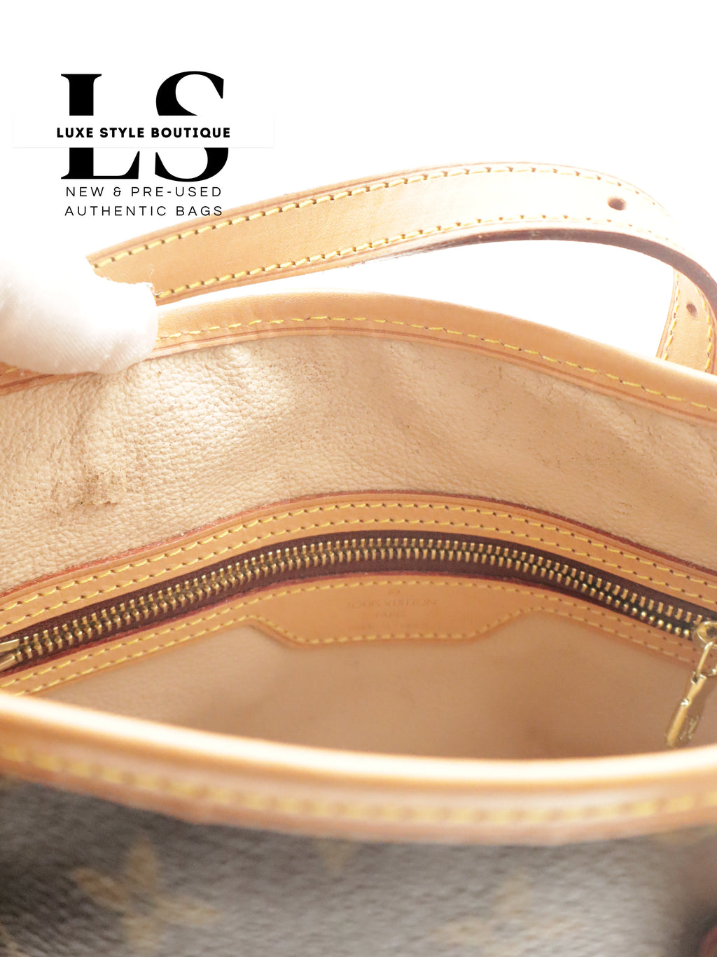 Louis Vuitton Monogram Petit Bucket PM w/Pouch