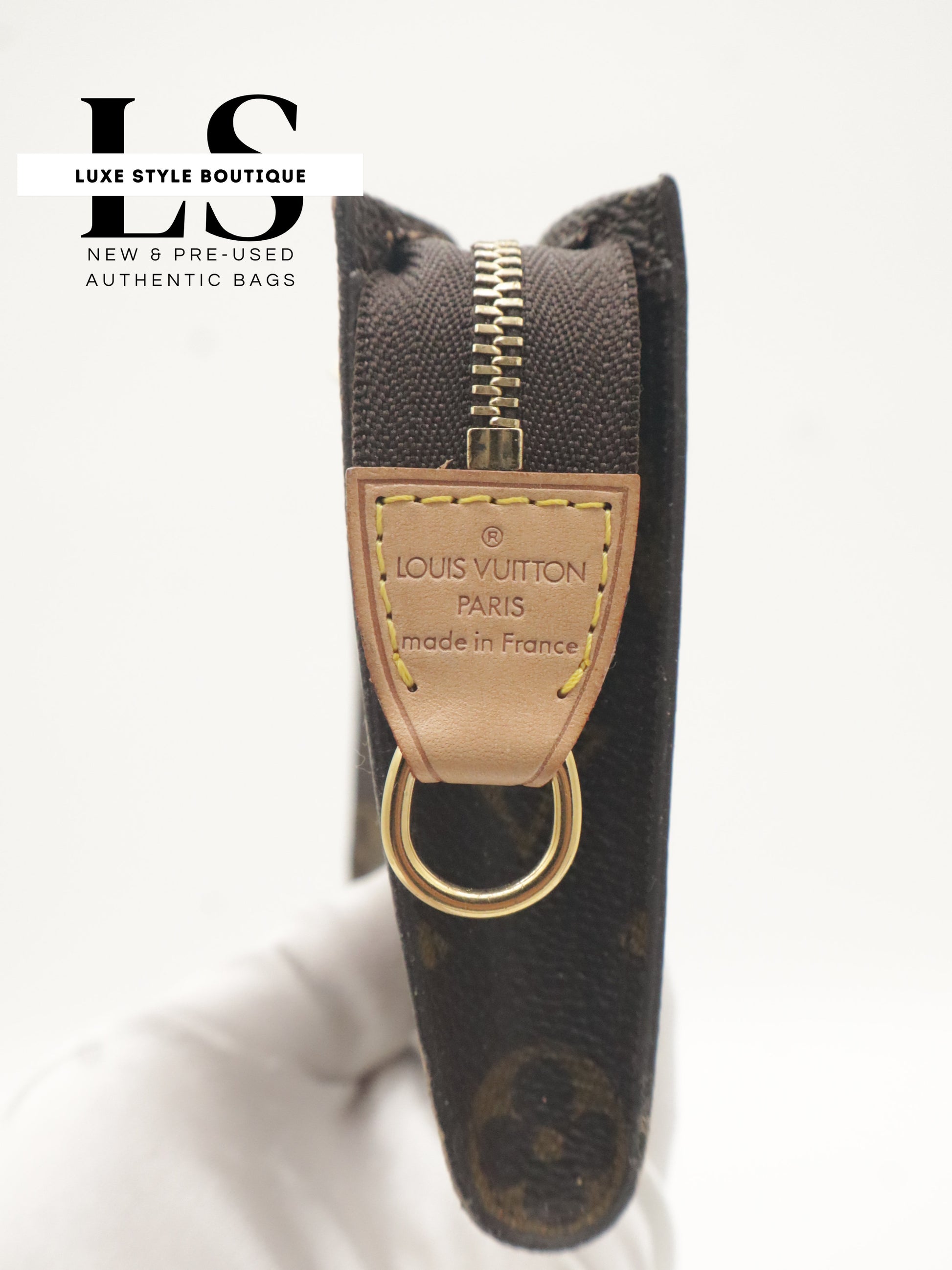 Louis Vuitton Monogram Petit Bucket PM w/Pouch