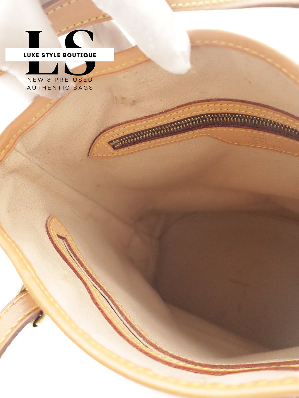 Louis Vuitton Monogram Petit Bucket PM w/Pouch