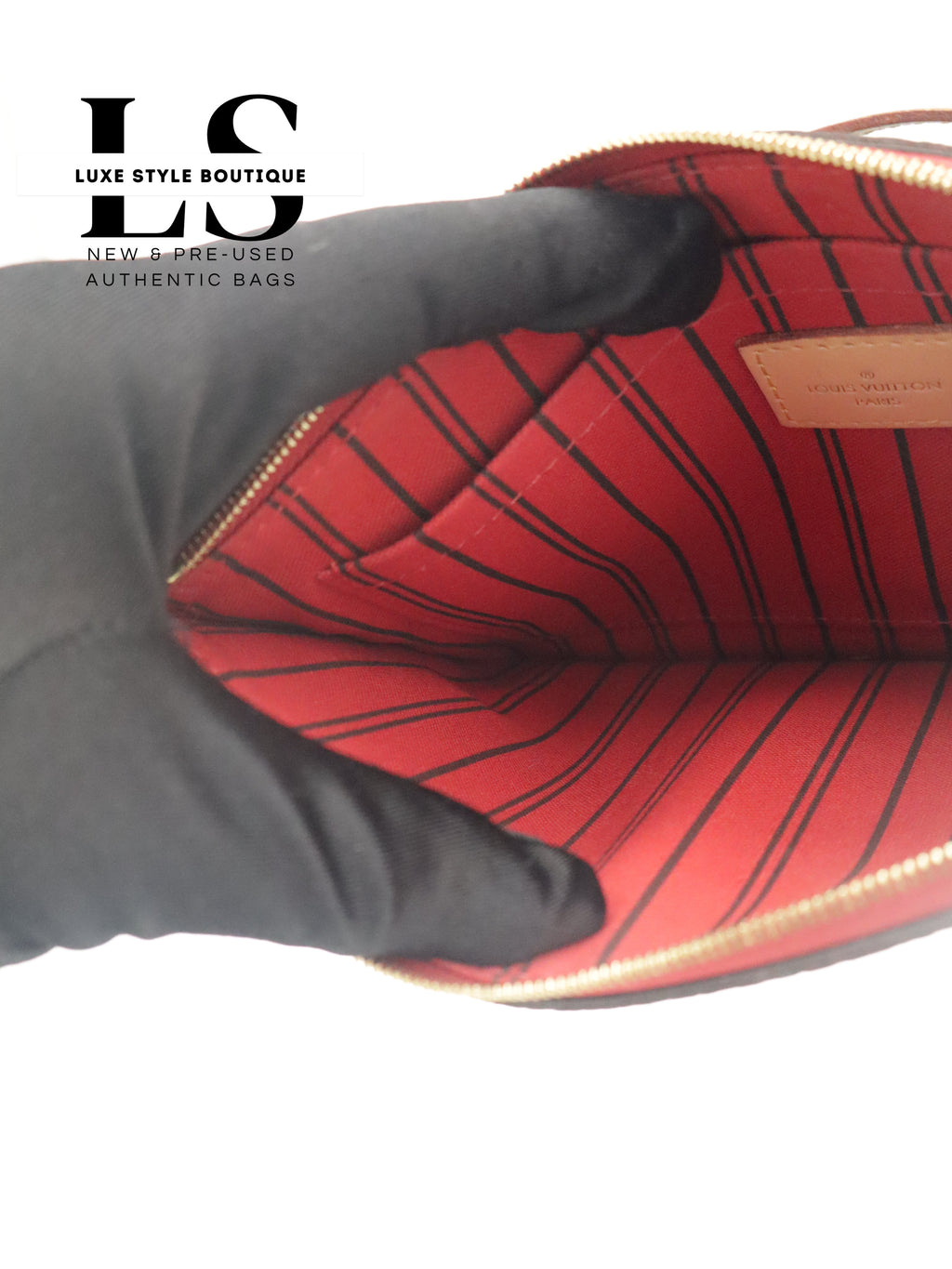 Louis Vuitton Monogram Red Pouch