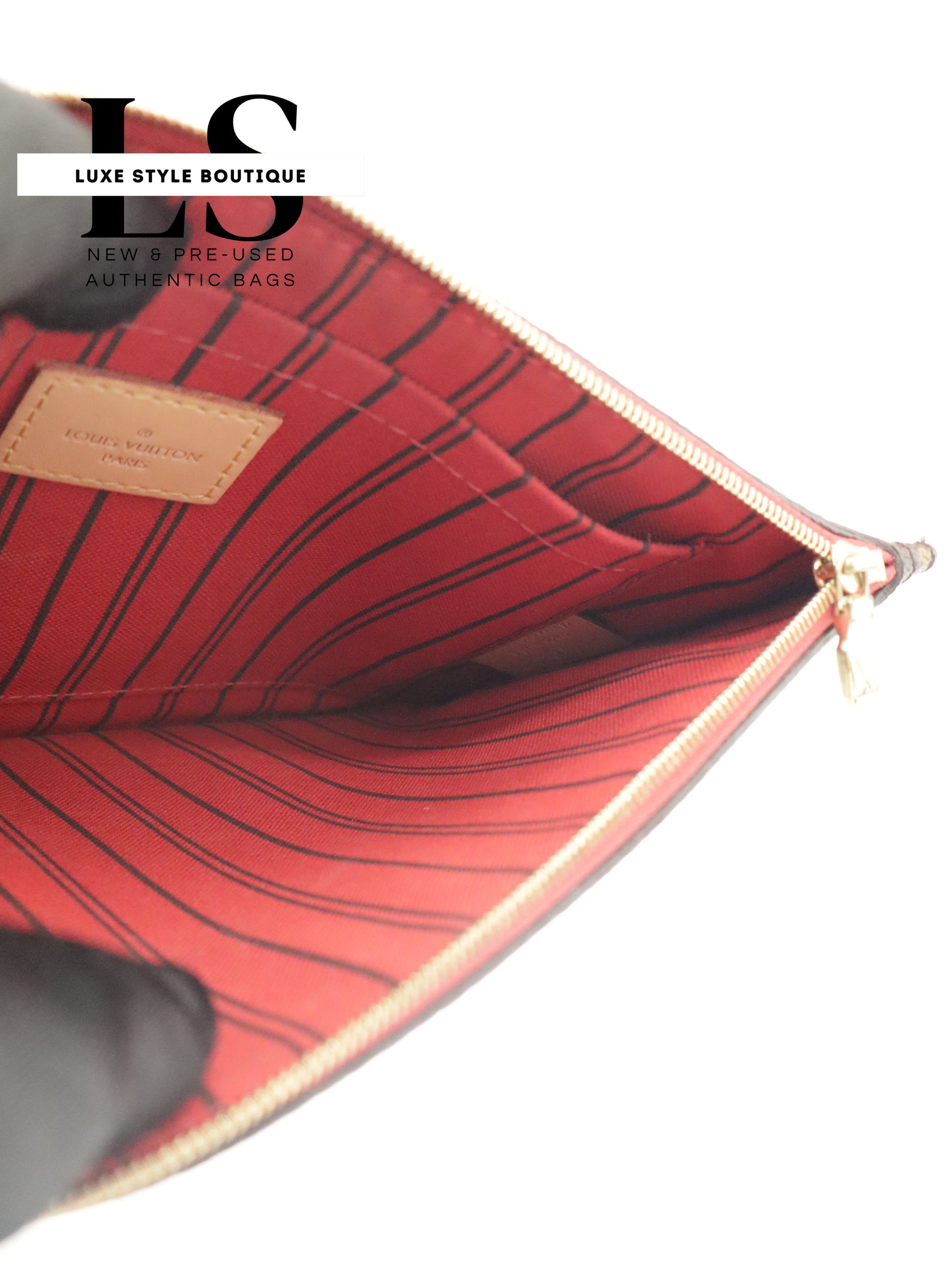 Louis Vuitton Monogram Red Pouch