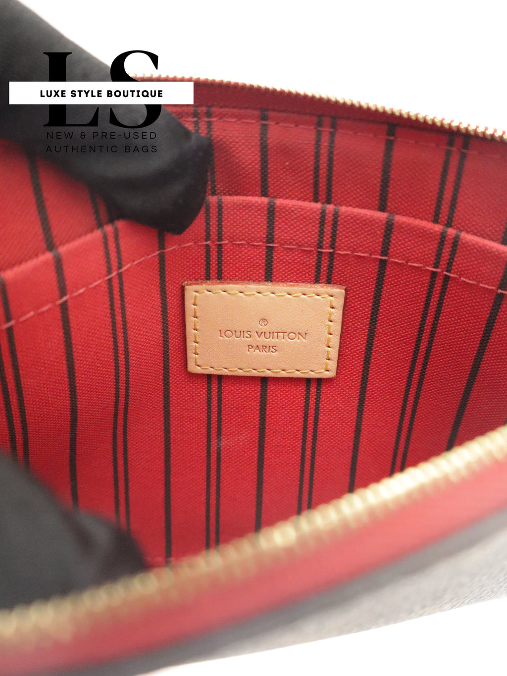 Louis Vuitton Monogram Red Pouch