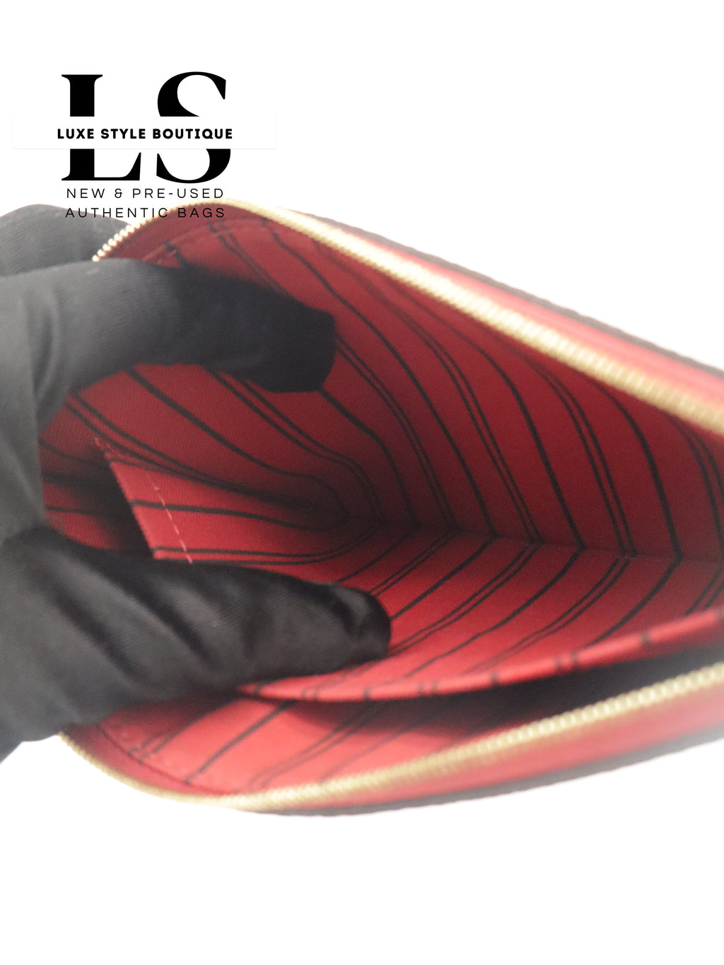 Louis Vuitton Monogram Red Pouch