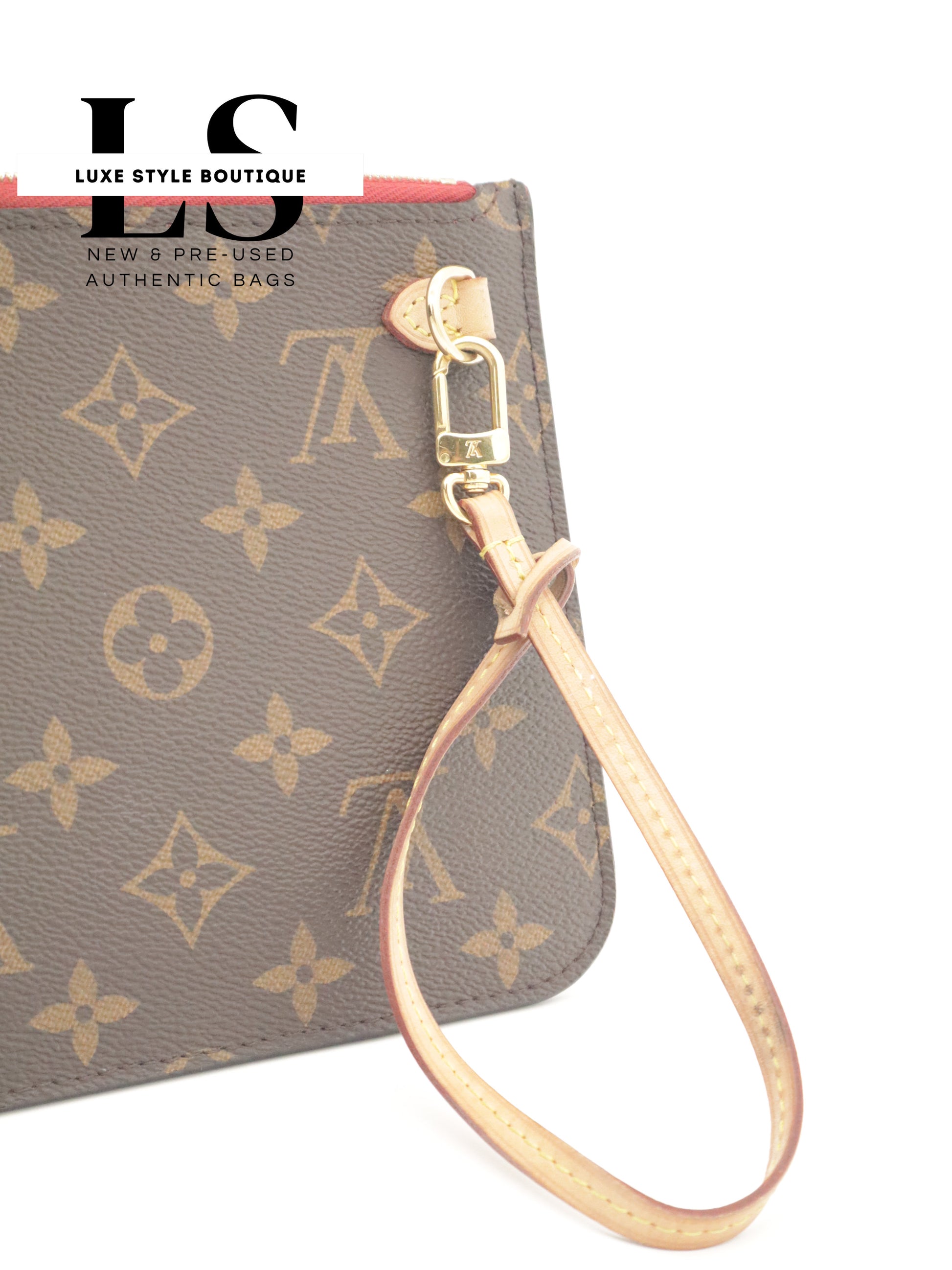 Louis Vuitton Monogram Red Pouch