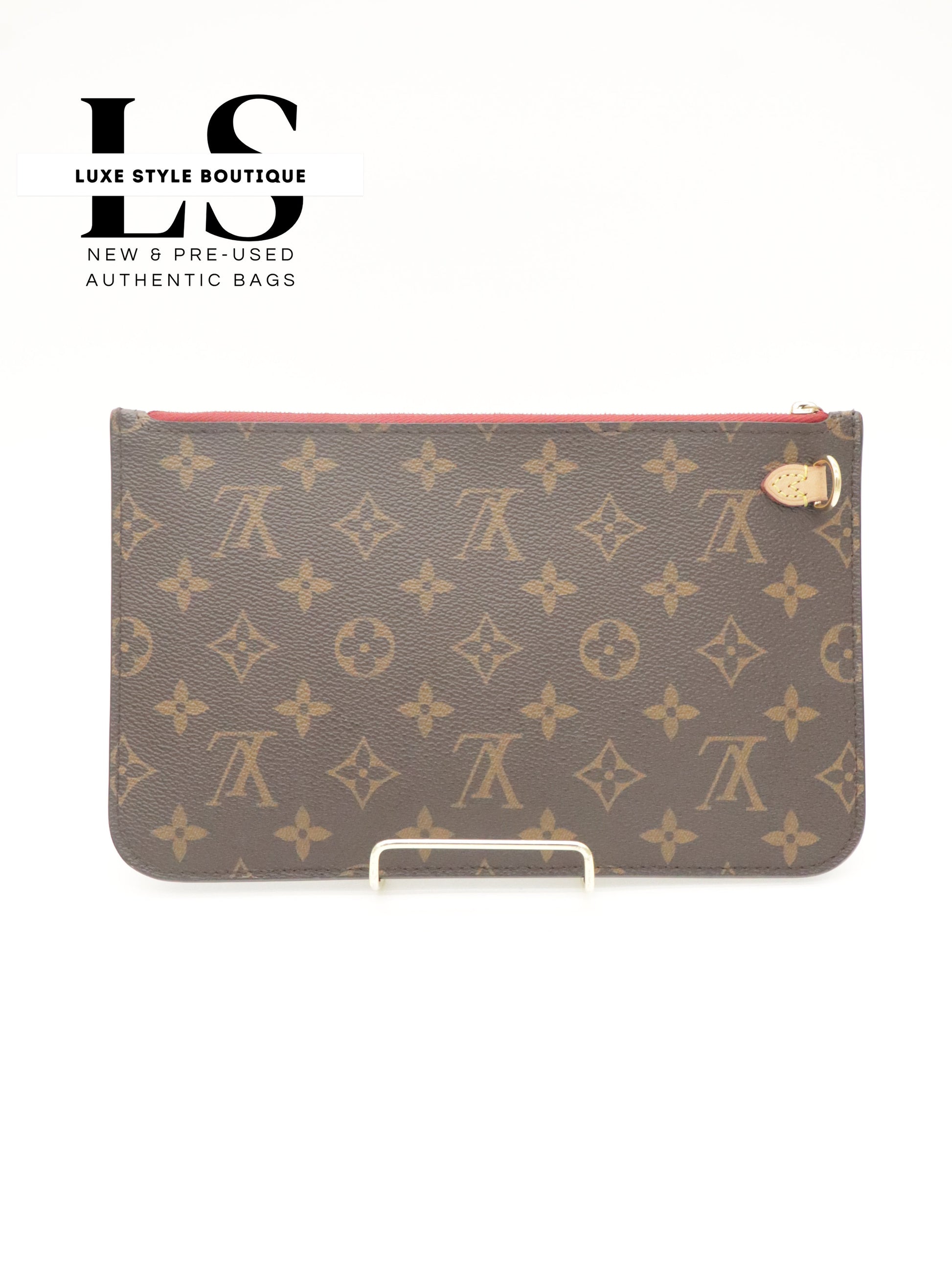 Louis Vuitton Monogram Red Pouch