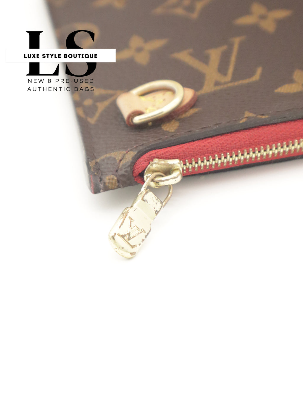 Louis Vuitton Monogram Red Pouch