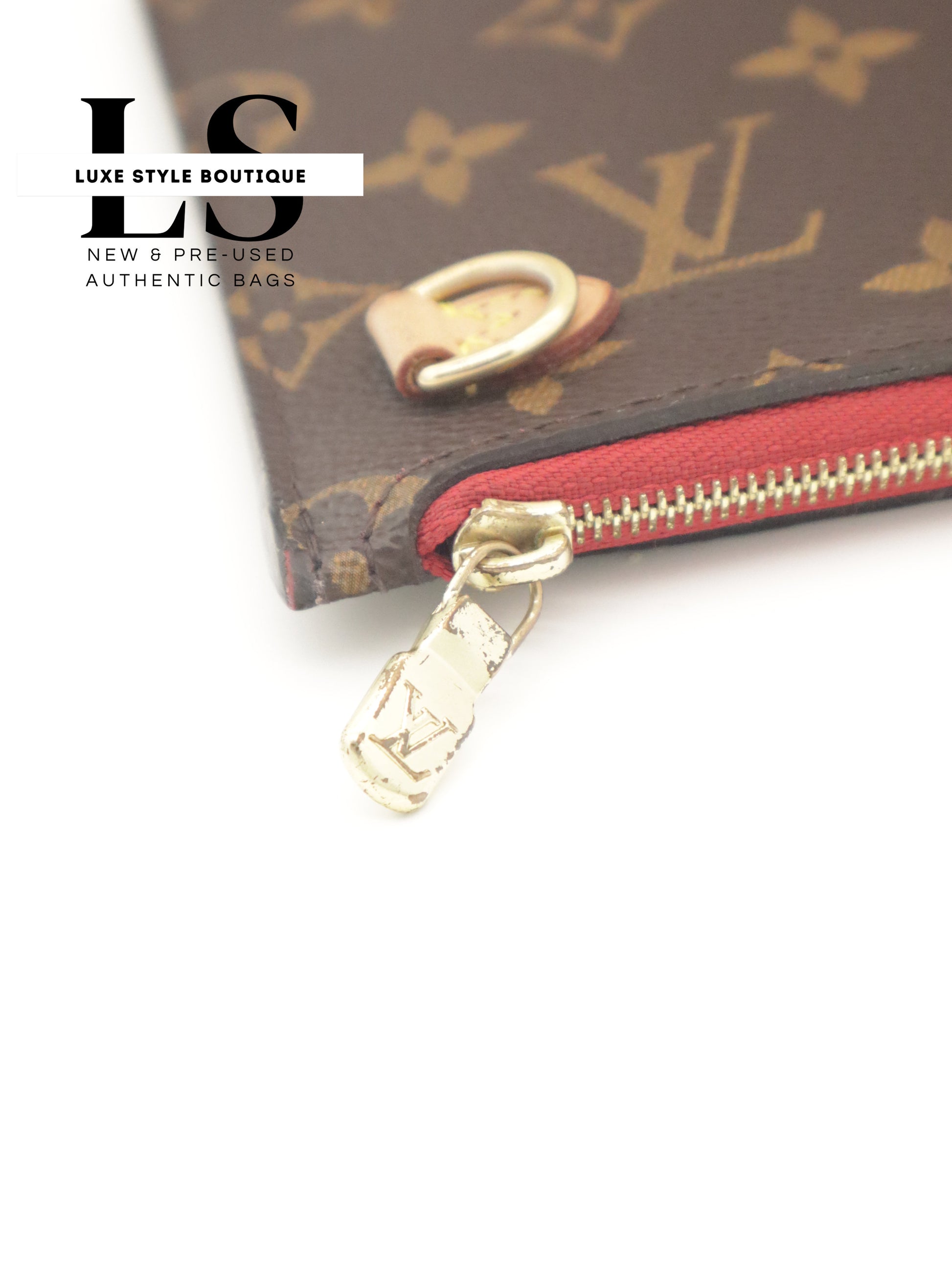Louis Vuitton Monogram Red Pouch