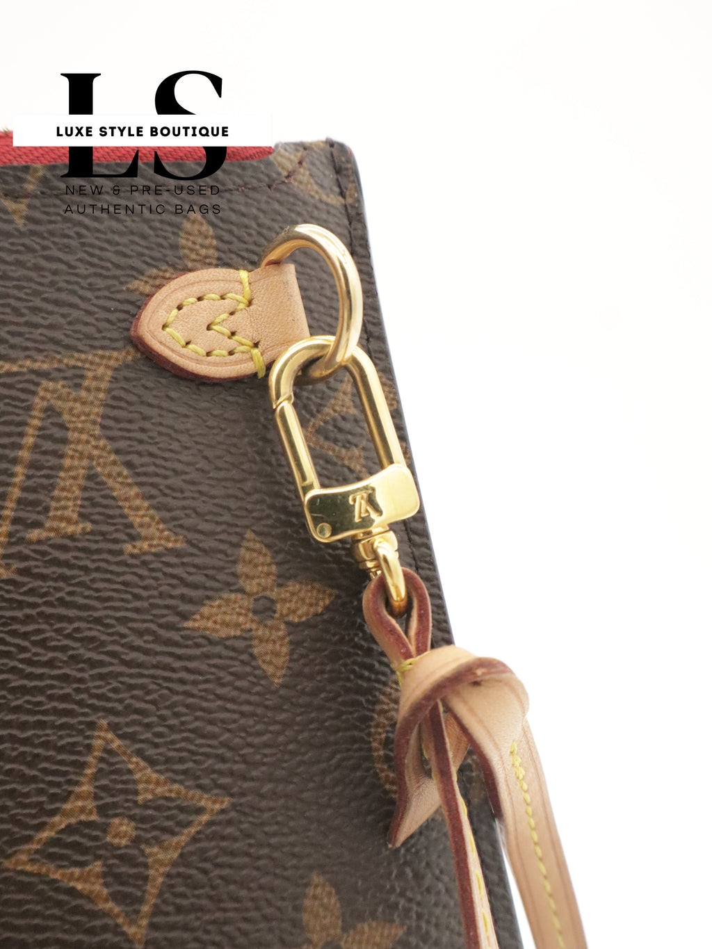 Louis Vuitton Monogram Red Pouch