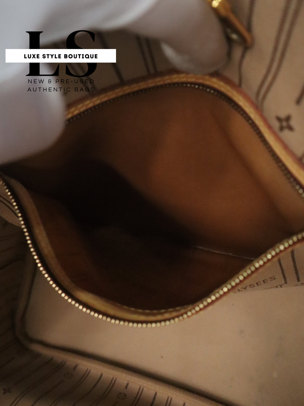 Louis Vuitton Neverfull Monogram Beige