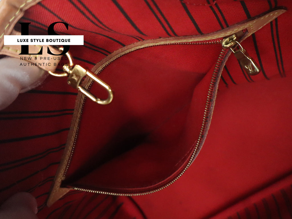 Louis Vuitton Neverfull Monogram Red