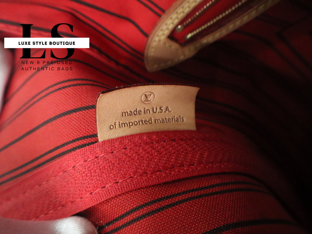 Louis Vuitton Neverfull Monogram Red