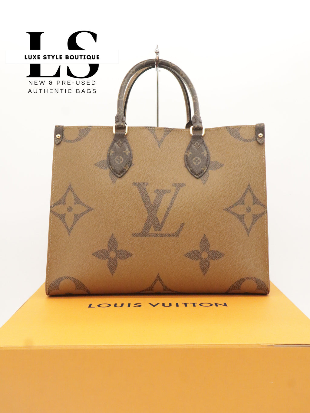 Louis Vuitton On The Go MM Monogram Reverse
