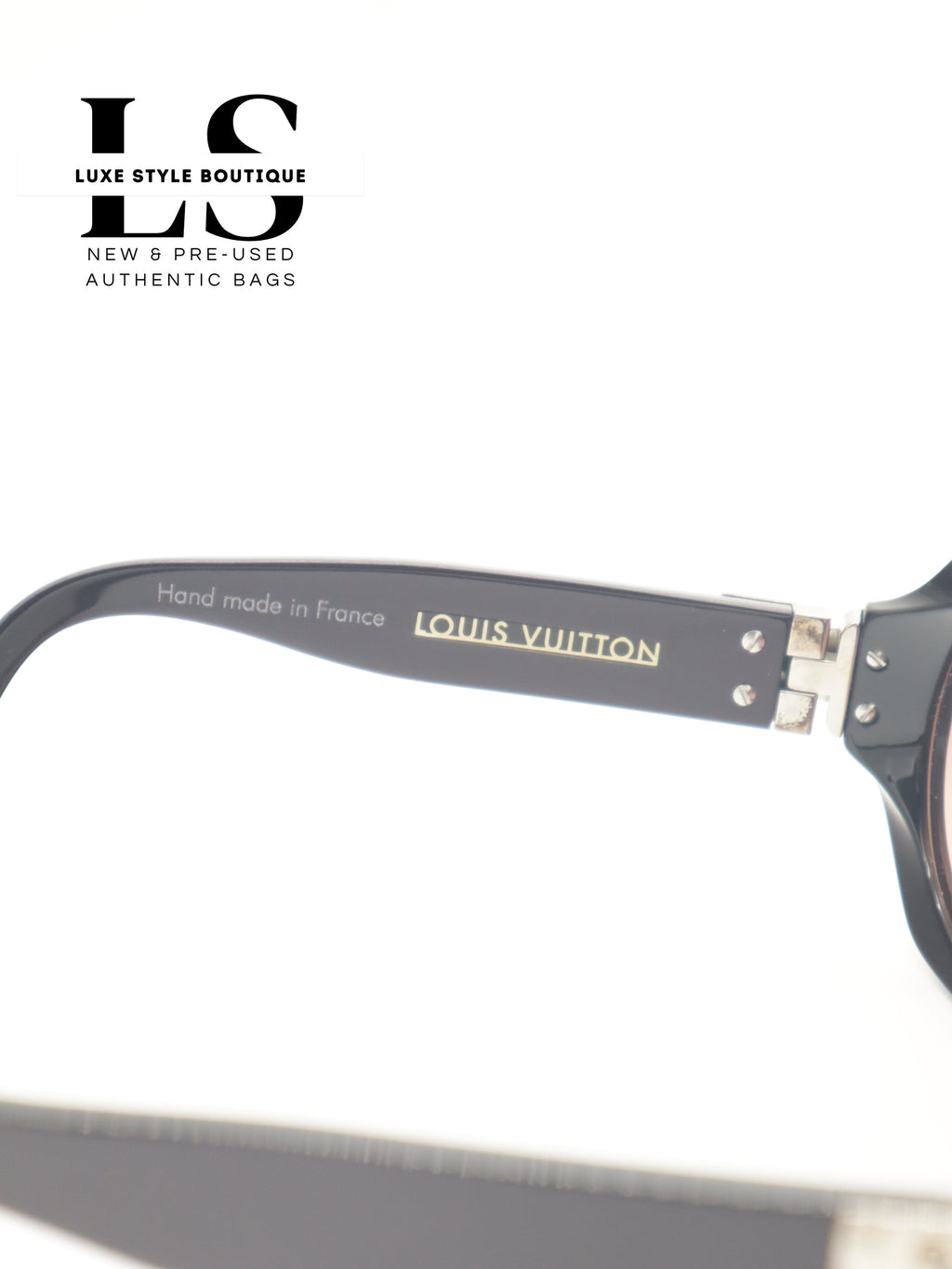Louis Vuitton Black/Pink Oval Sunglasses Z0109E 57*14