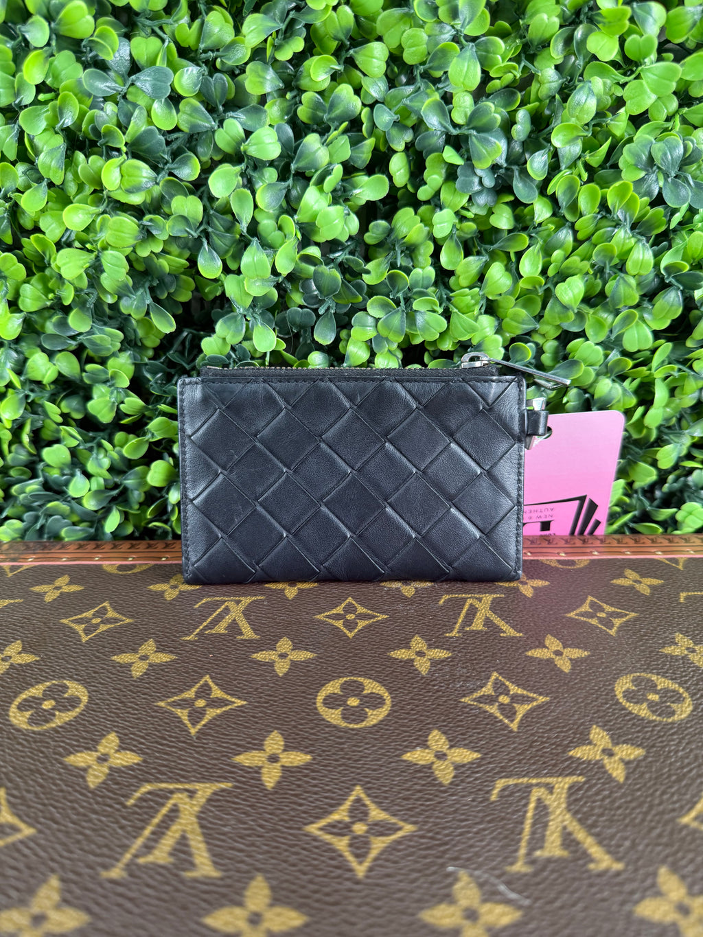 Bottega Veneta Leather Wallet Black