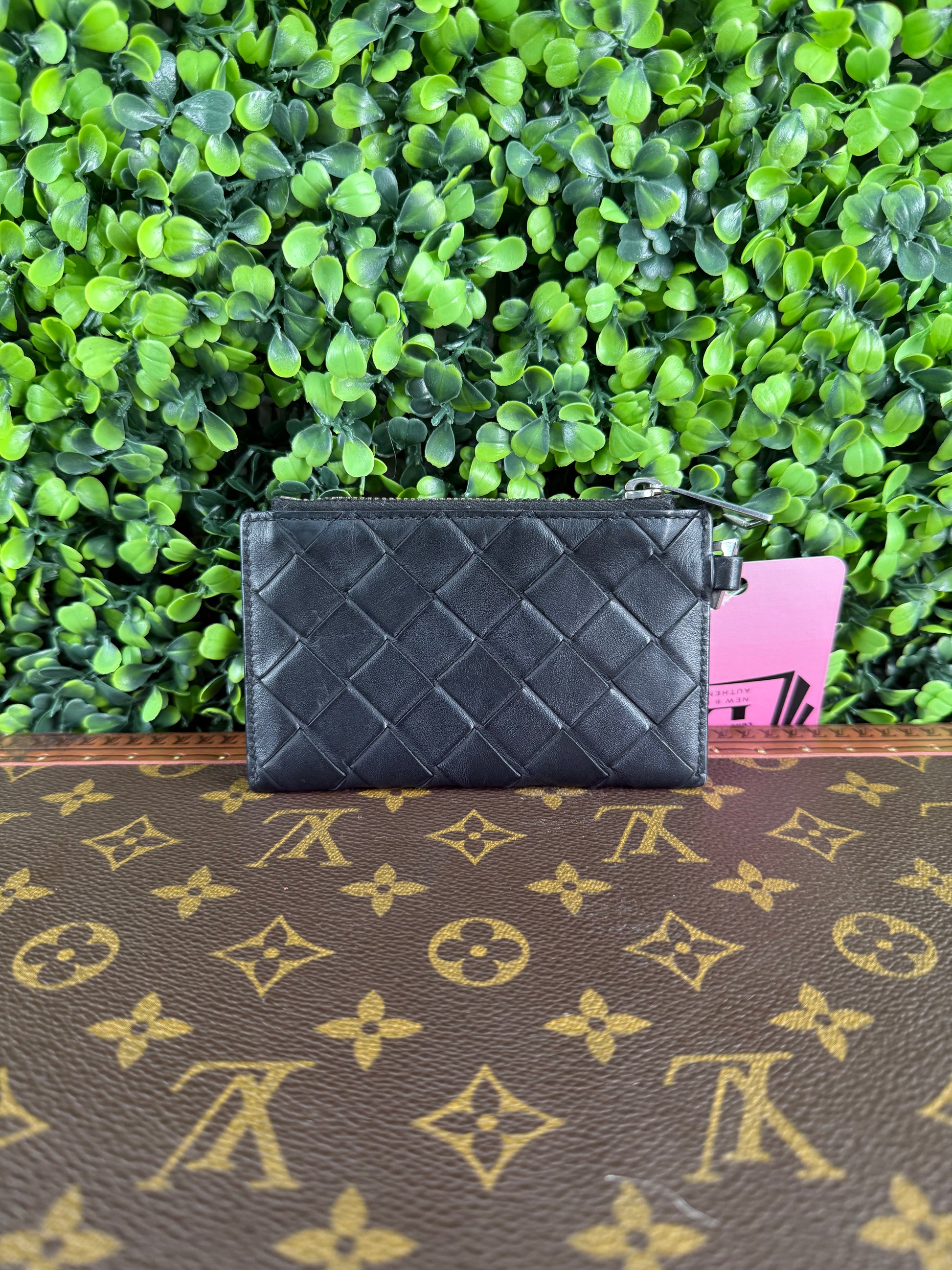 Bottega Veneta Leather Wallet Black