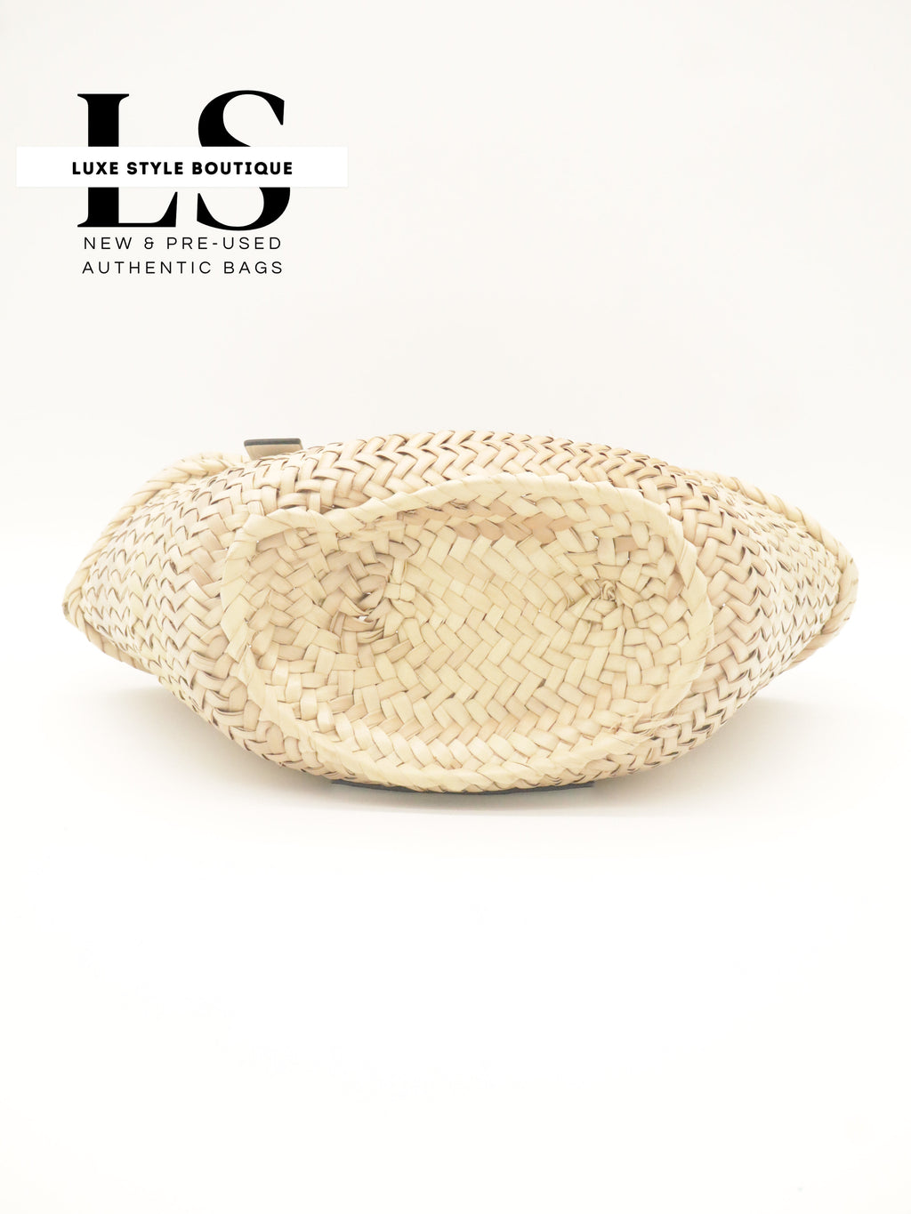 Loewe Raffia Small Basket Bag